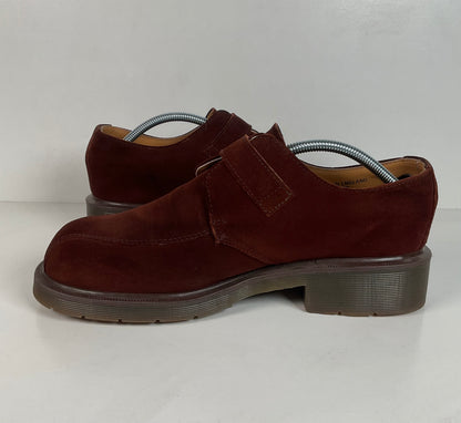 Vintage Dr. Martens Monk Strap Loafers | Suede | Brown | 10 UK | 11 US