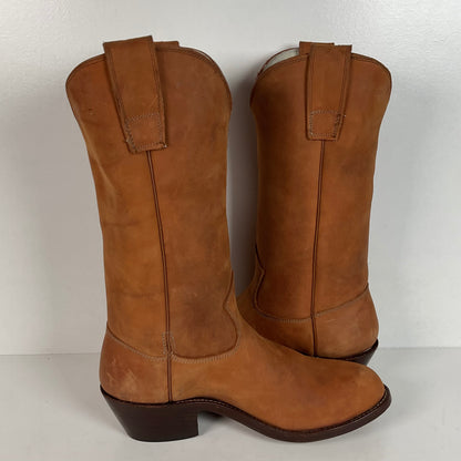 Stewart Fine Handmade Cowboy Boots | Nubuck | Custom | Men’s 6 EE | Women’s ￼7