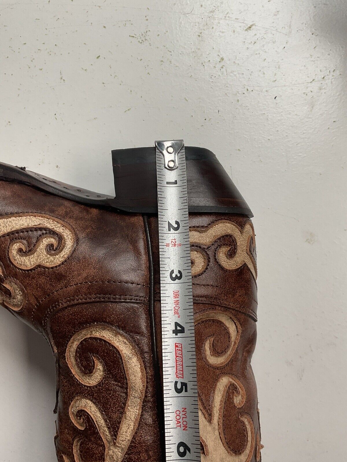 Tony Lama Cassidy & Santa Fe Cowgirl Boots 5 B Tooled Inlay