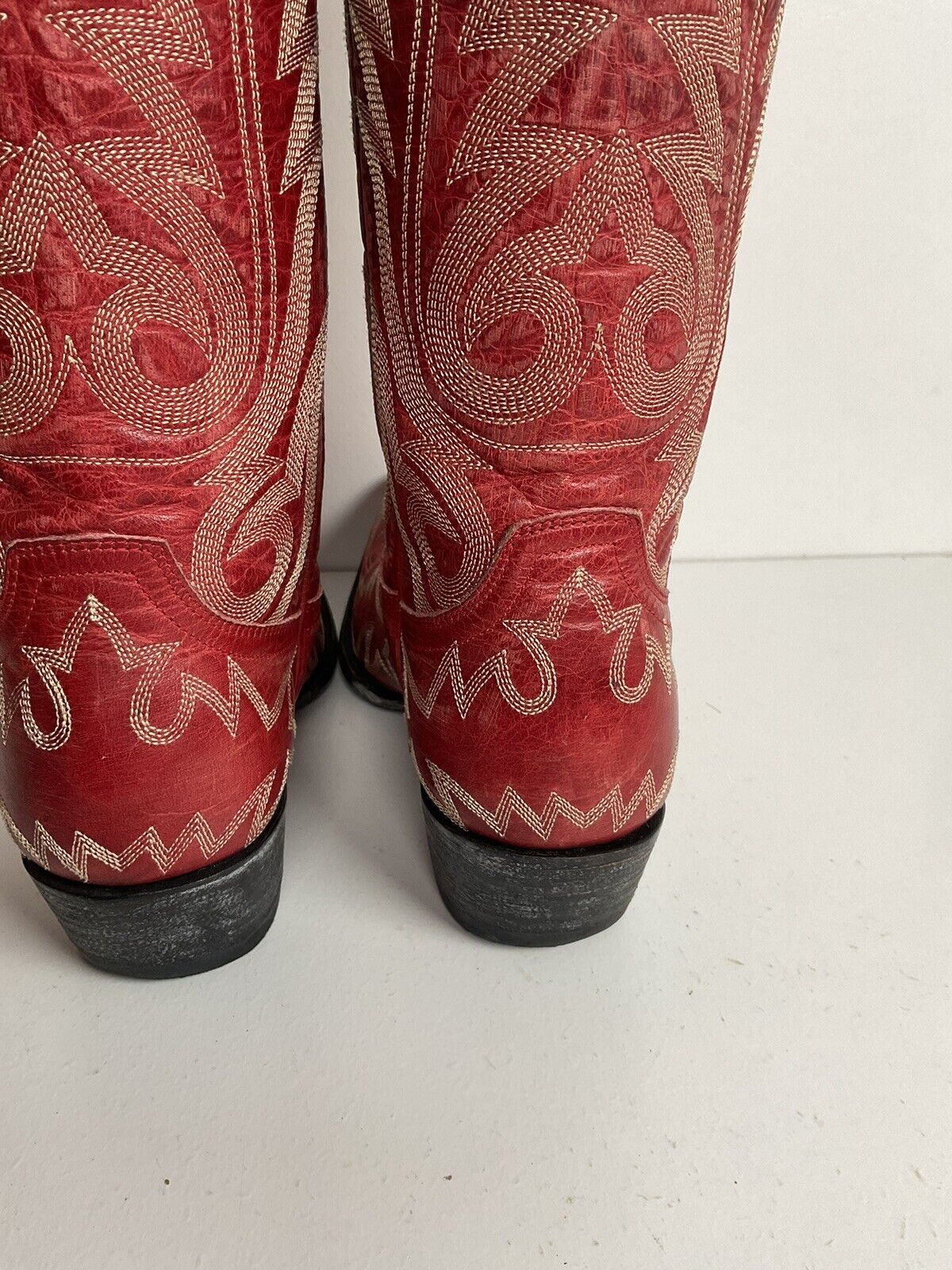 Old Gringo Nevada Red Cowgirl Boots 6.5 B Stitched