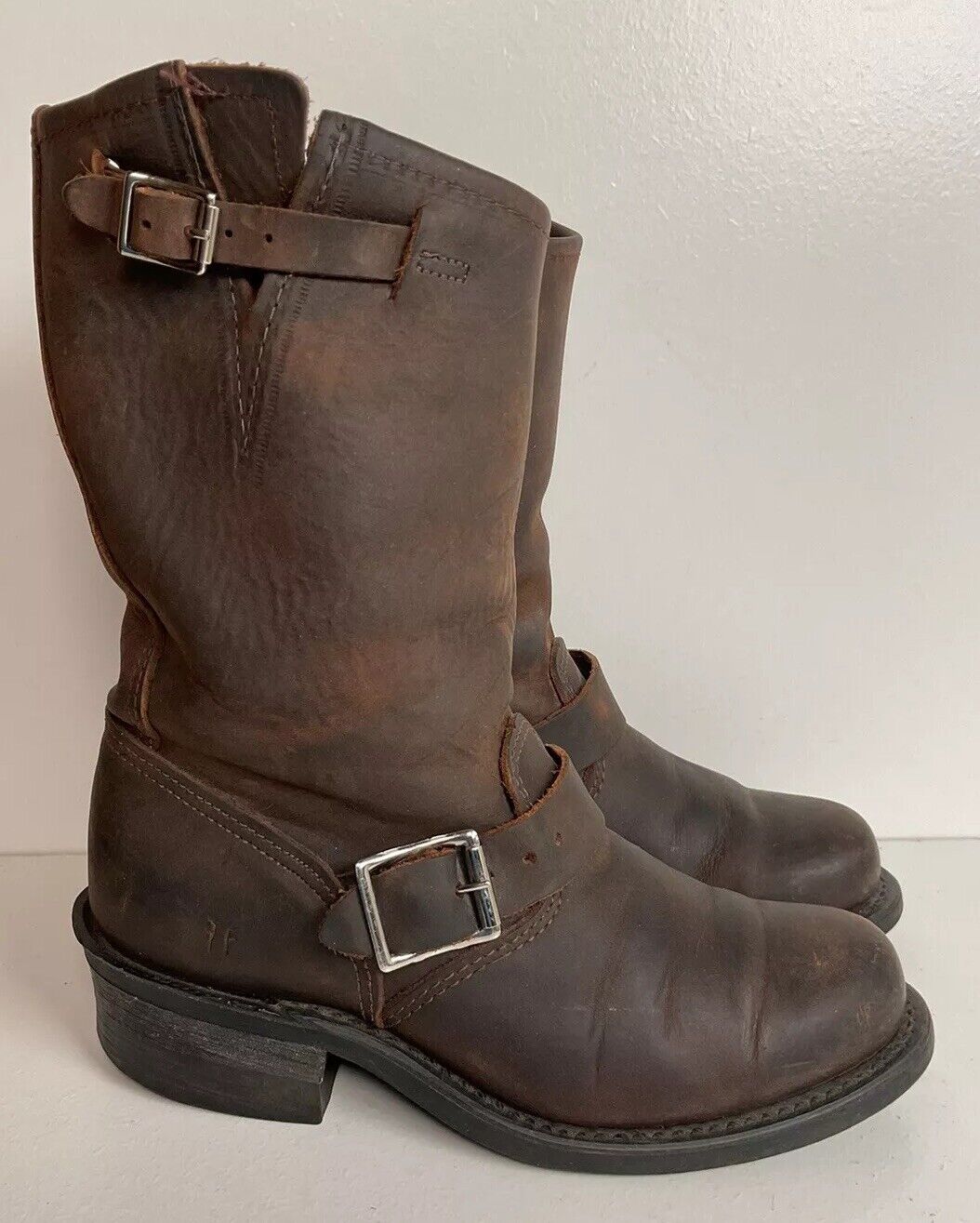 Frye Women’s 12 R Harness Engineer Boots 77400 6 M USA Made Shorty