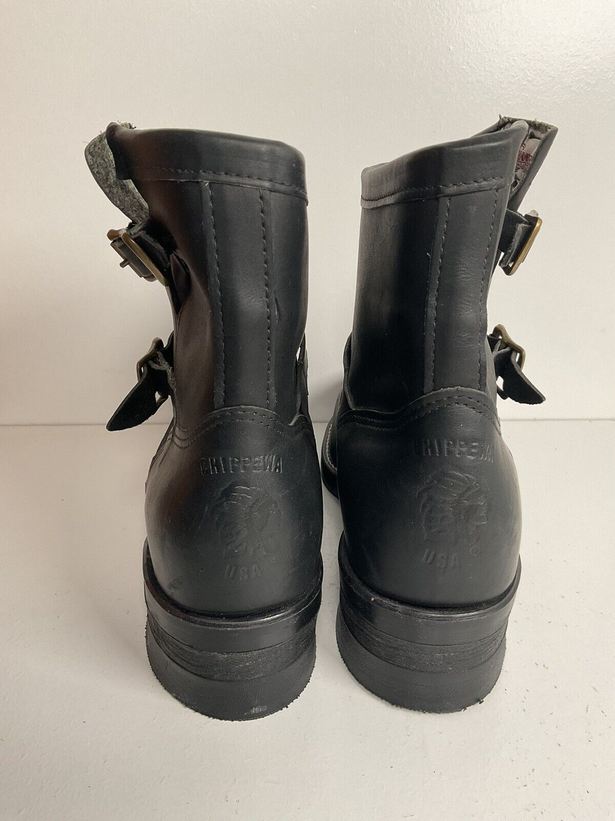 Chippewa 7” Harness Engineer Boots 13 D Style 27872 Steel Toe USA