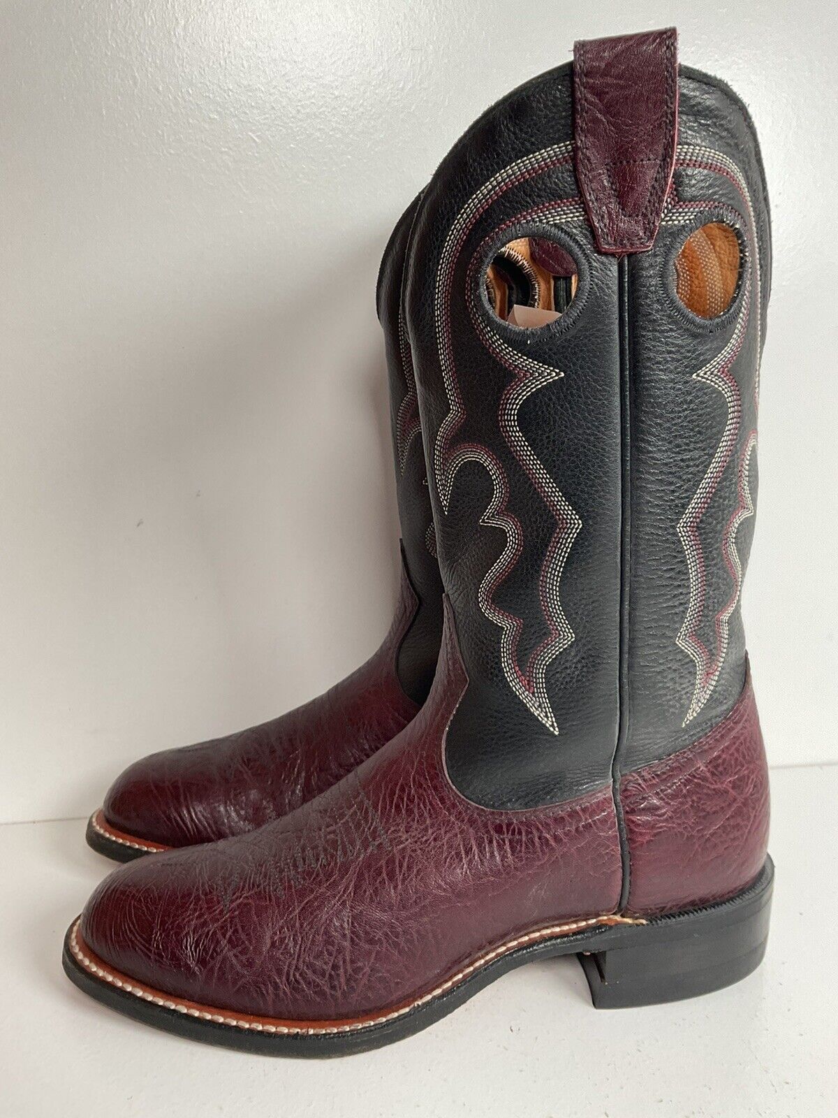 Boulet Buckaroo Cowgirl Boots 7.5 C Punchy Rodeo Collection