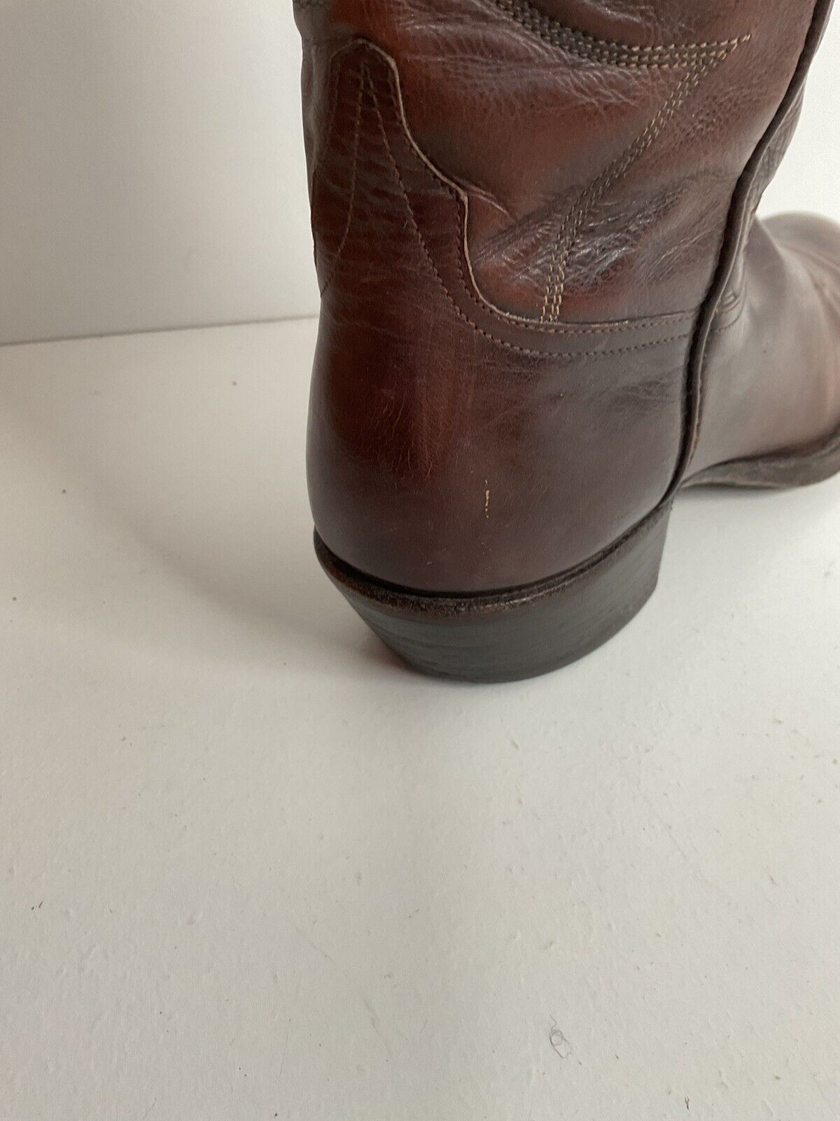 Vintage Rocky Carroll Custom Cowgirl Boots 8-8.5 Texas Americana