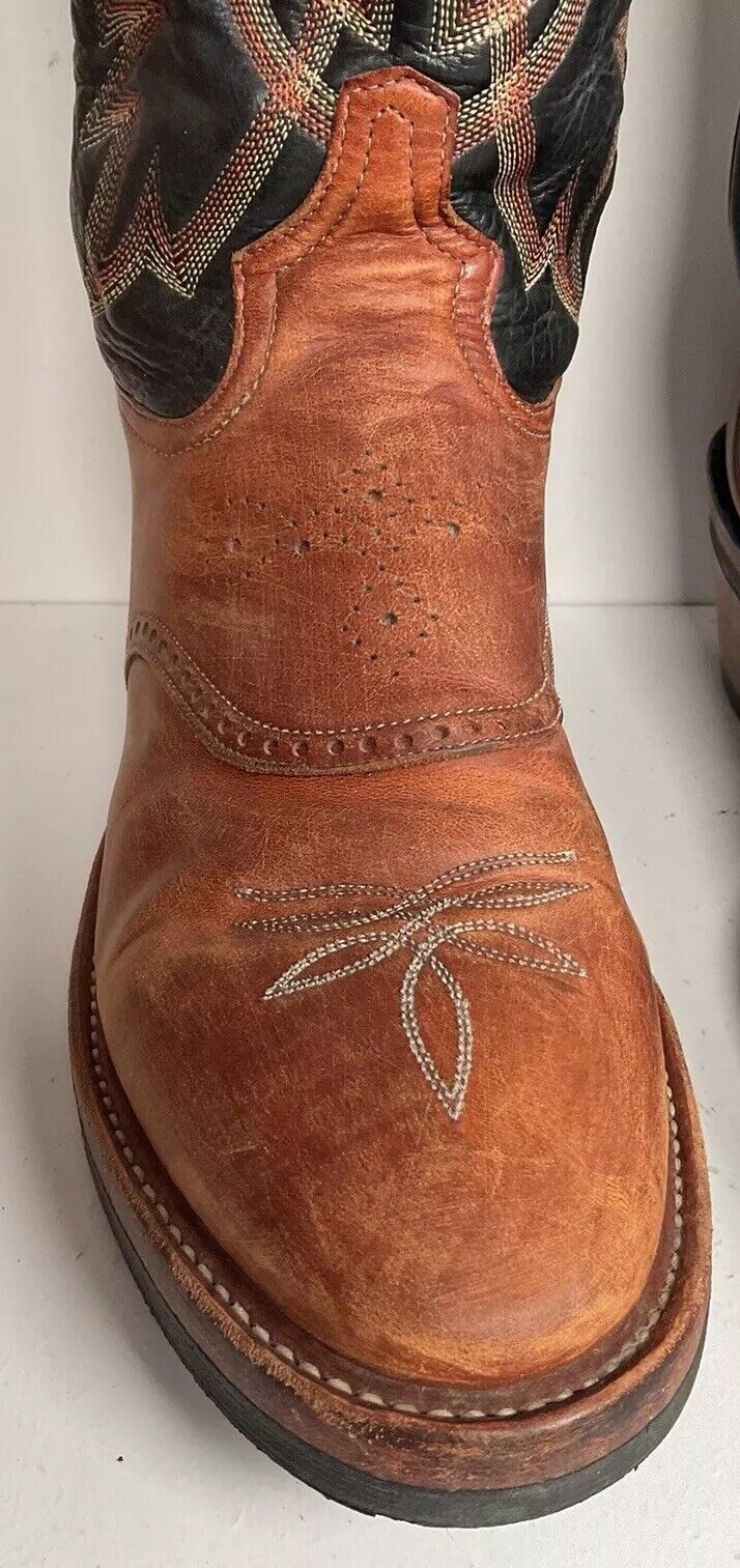 Tony Lama 17” Buckaroo Cowboy Boots 11.5 D USA Made