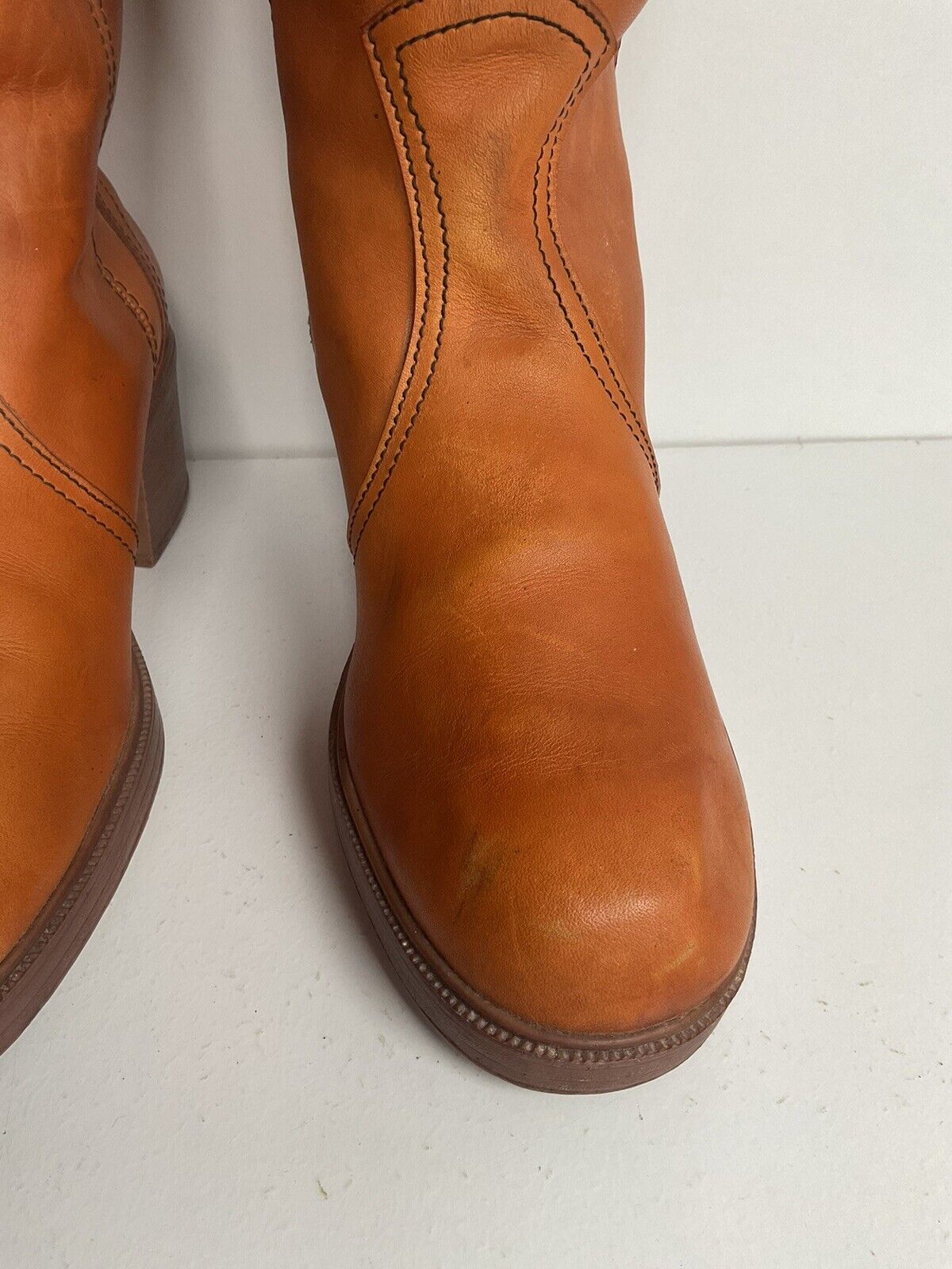 Vintage Levi’s Men’s Campus Boots 8.5 D Orange Tab Crepe Sole