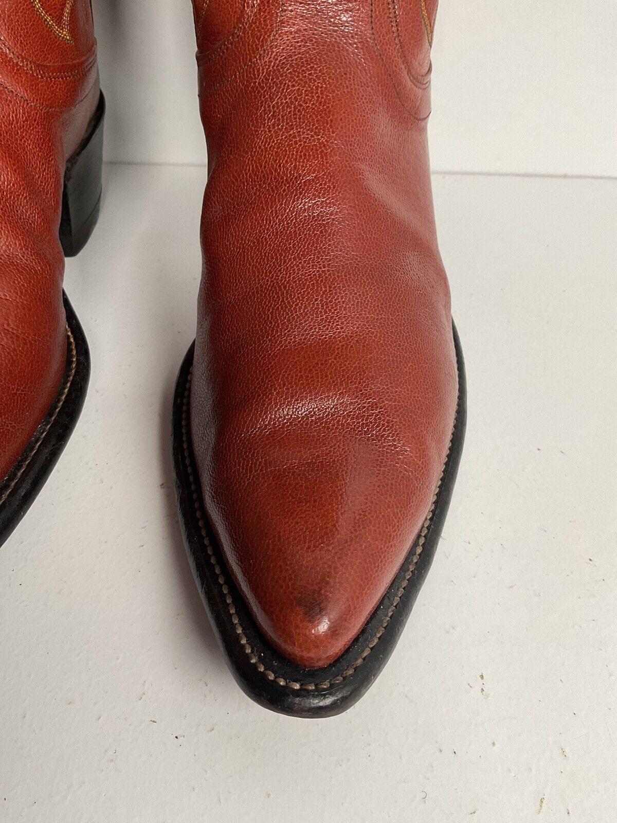 Olathe Exotic Full Kangaroo Cowboy Boots 11 B USA Made