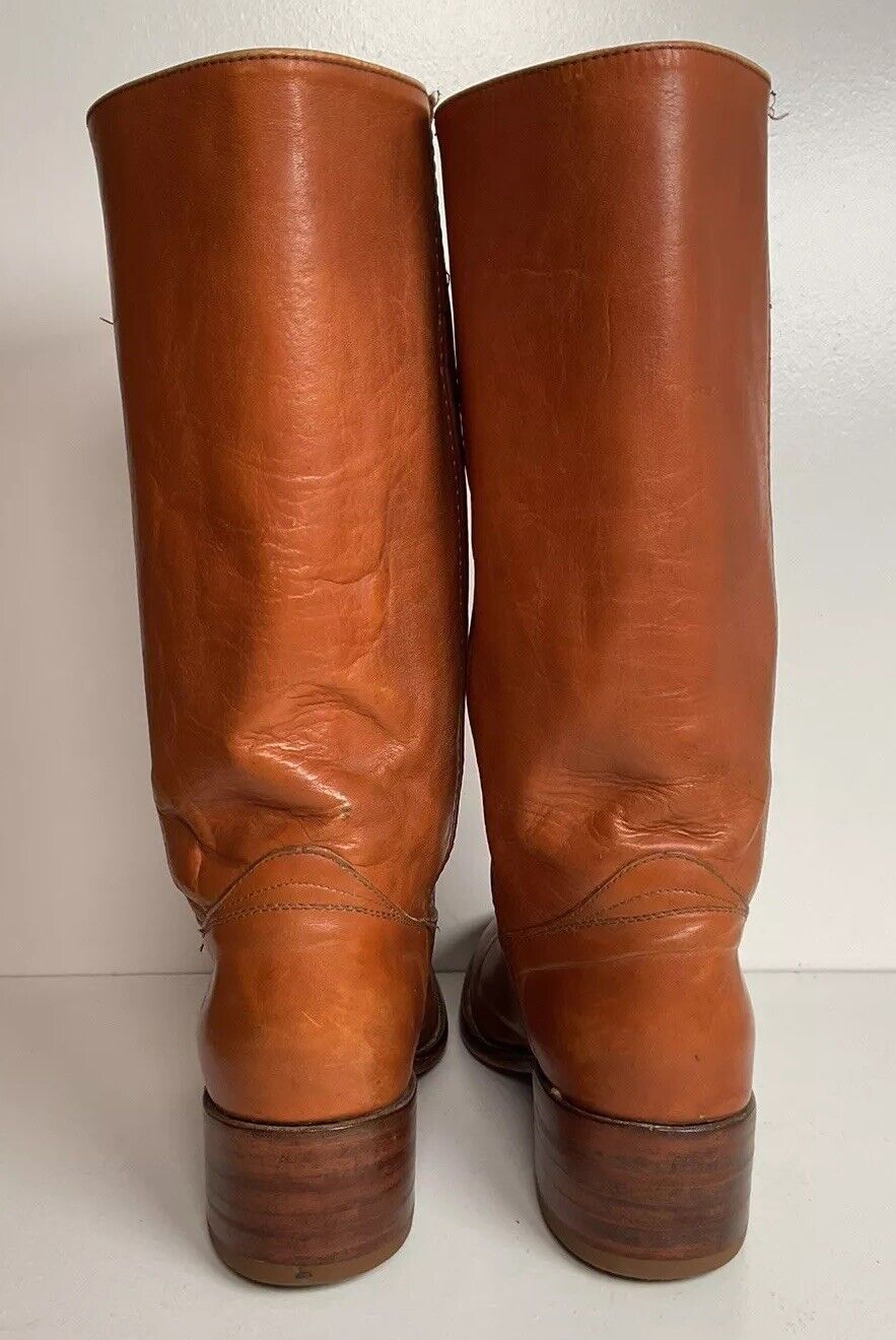 Frye Campus Boots 10 D USA Made Chunky Vintage New Half Soles