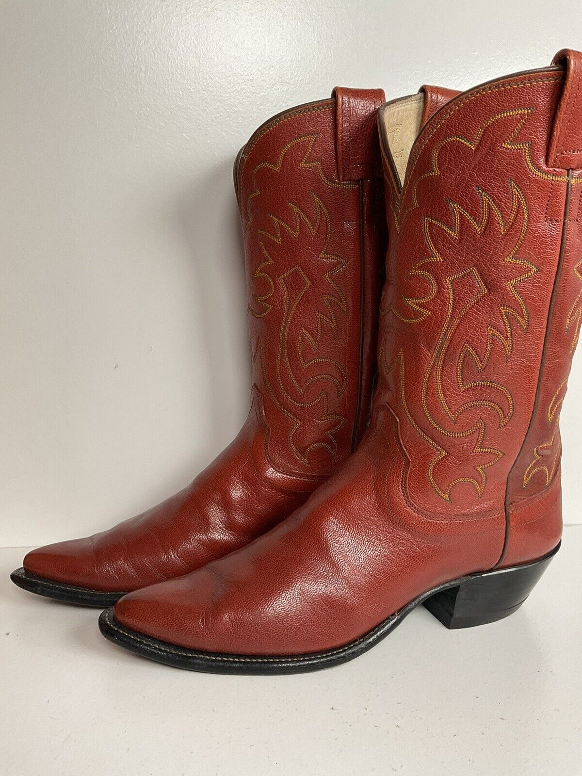 Olathe Exotic Full Kangaroo Cowboy Boots 11 B USA Made