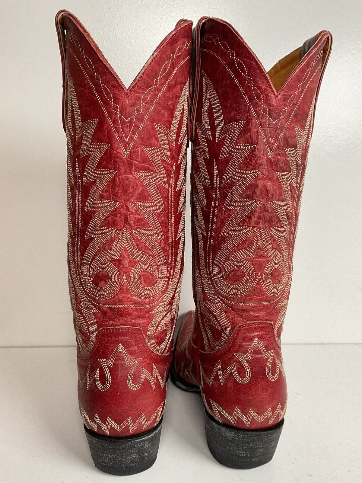 Old Gringo Nevada Red Cowgirl Boots 6.5 B Stitched