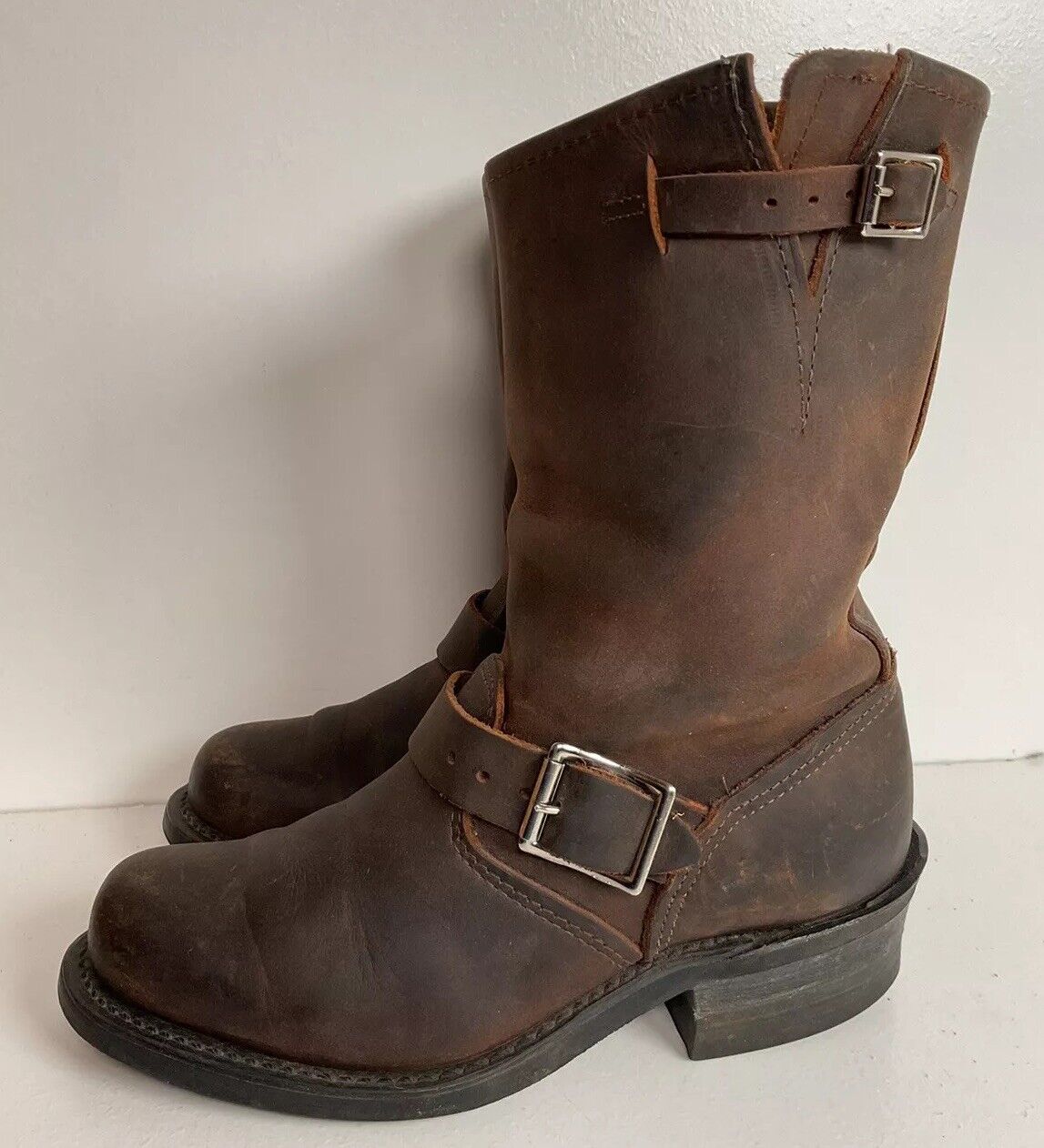 Frye Women’s 12 R Harness Engineer Boots 77400 6 M USA Made Shorty