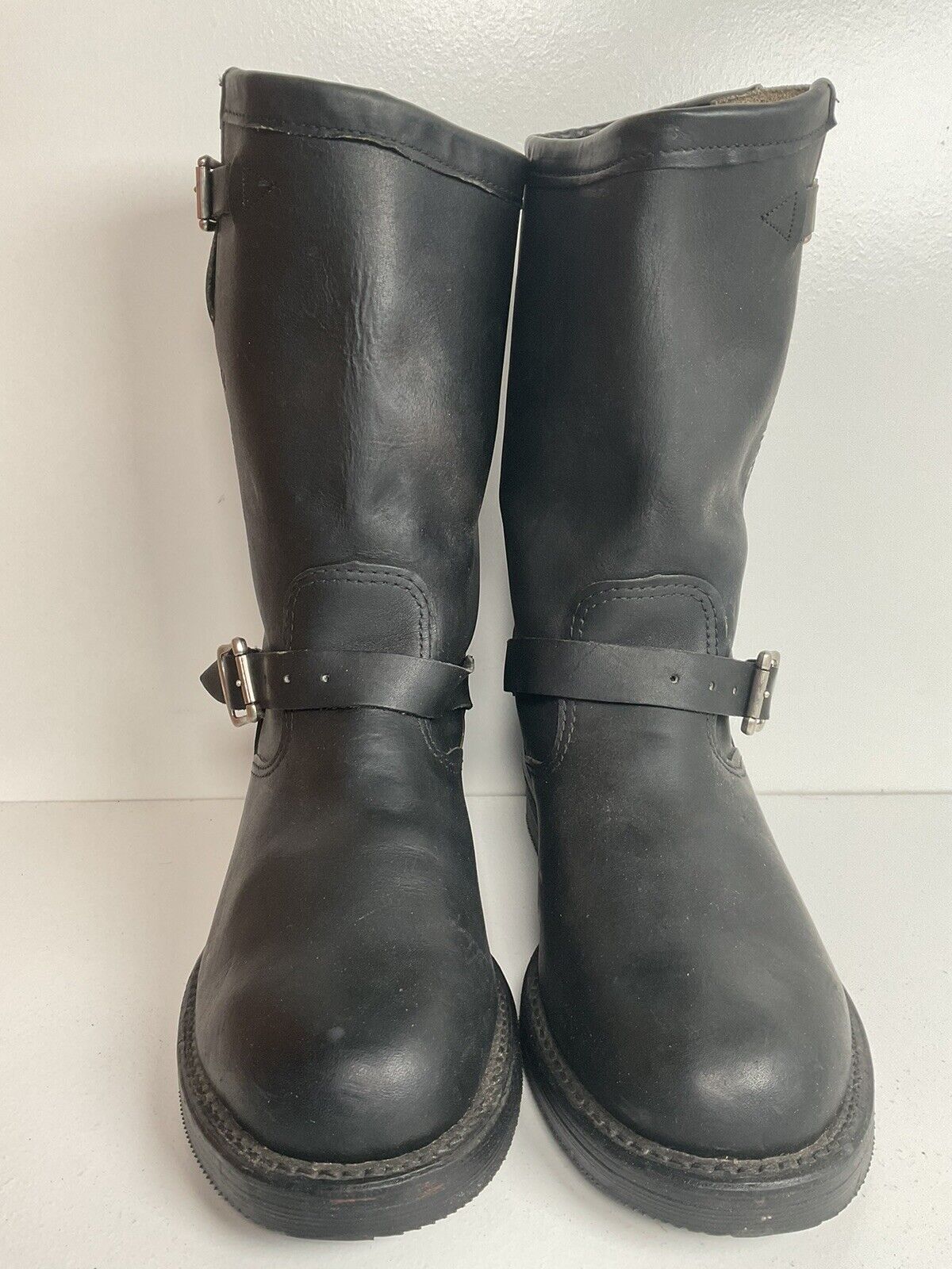 Chippewa Engineer Harness Boots 8.5 EE Style 97863 Black Leather Soft Toe USA