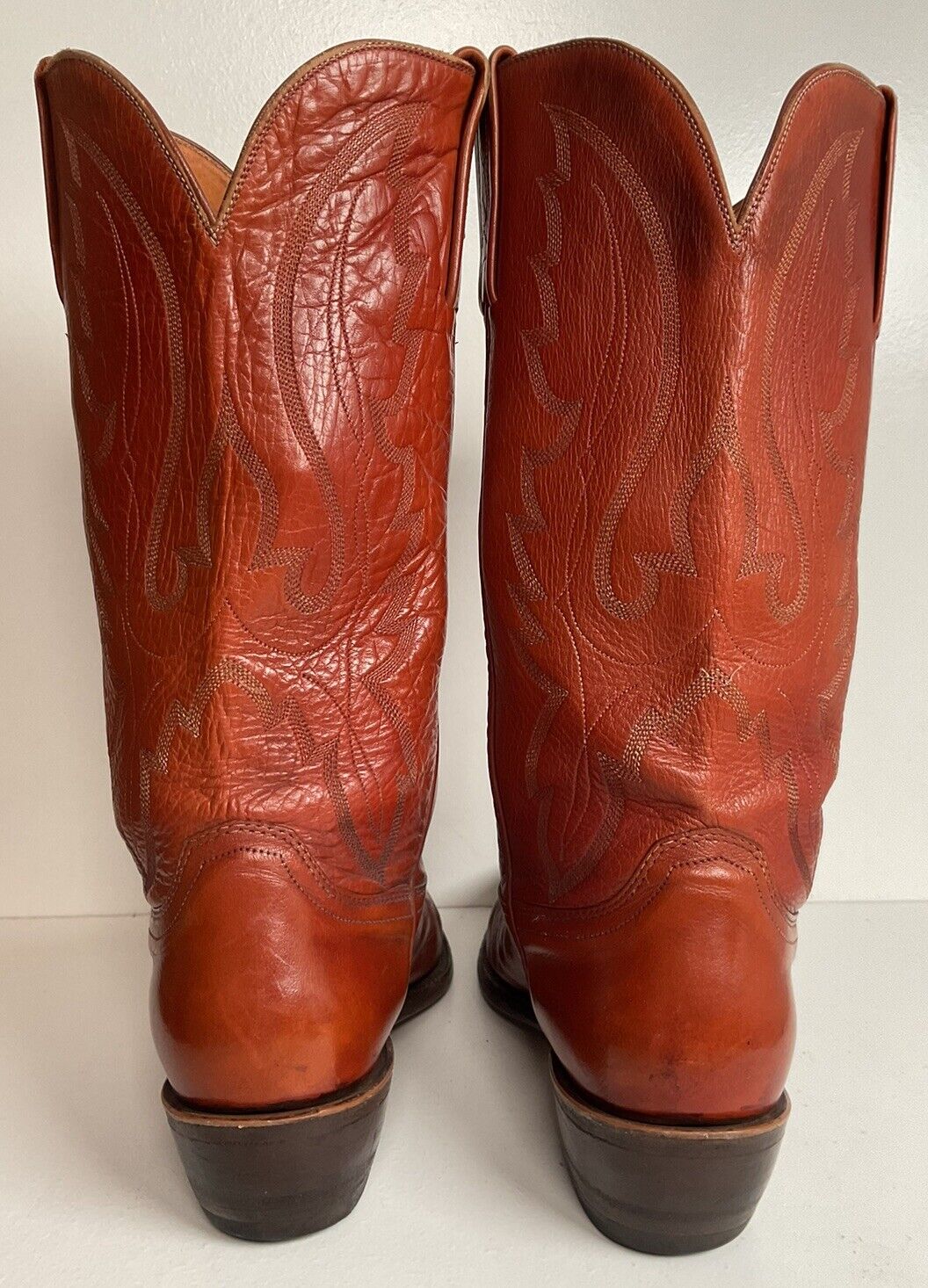 Lucchese 1883 Caiman Crocodile Inlay Cowboy Boots 9 D Exotic