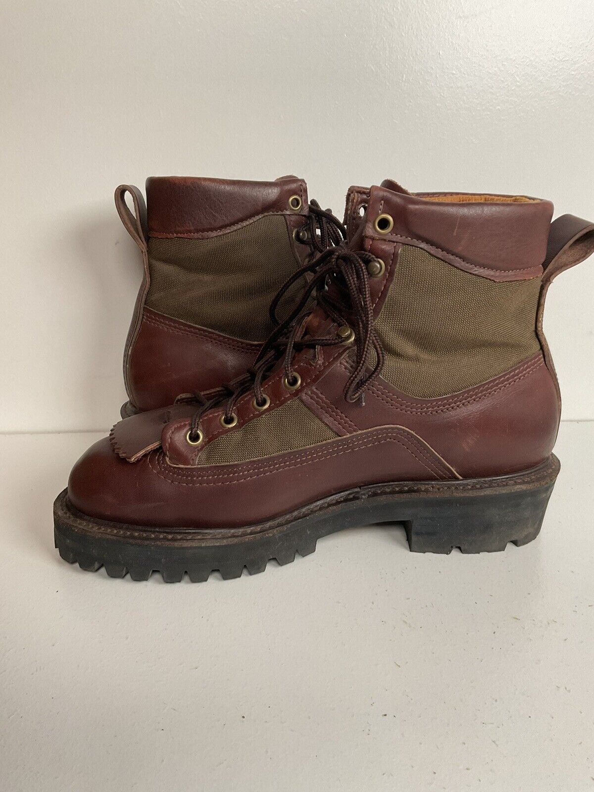 Hoffman Composite Toe Lineman Hiker Boots 8 EE Style 19600 USA Made