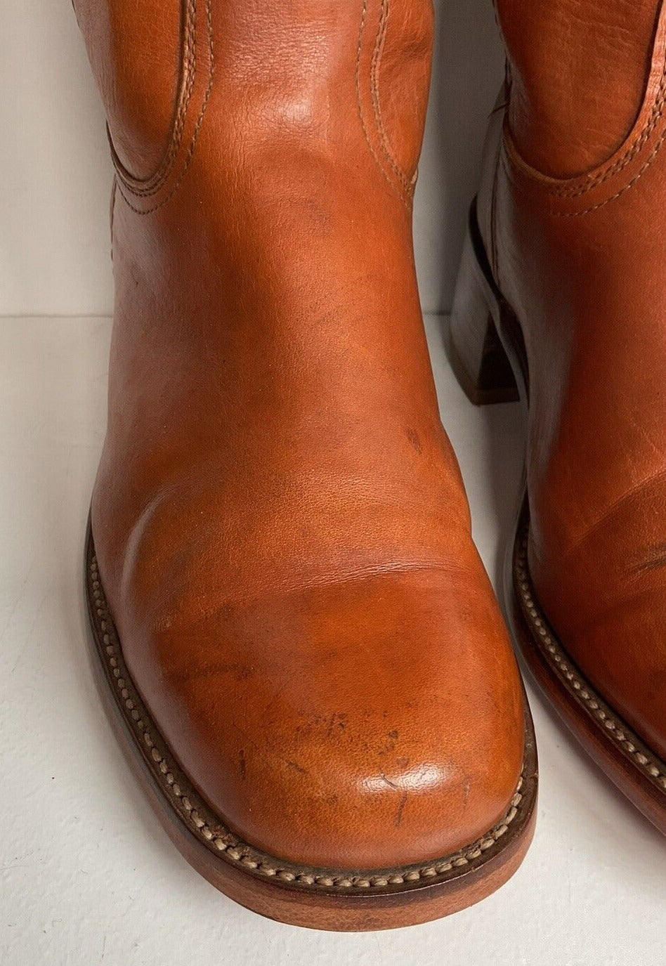 Frye Campus Boots 10 D USA Made Chunky Vintage New Half Soles