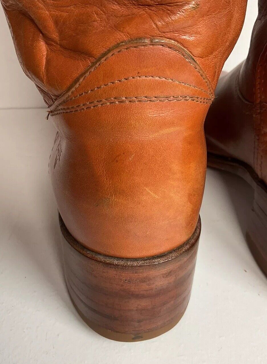 Frye Campus Boots 10 D USA Made Chunky Vintage New Half Soles