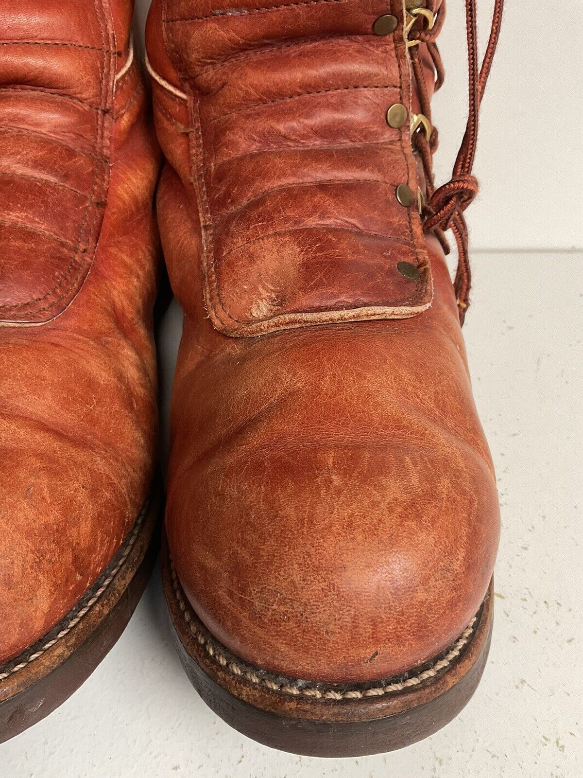 Vintage Chippewa Sherpa Lined Winter Boots 11 EE Brown Leather Kush N Kollar