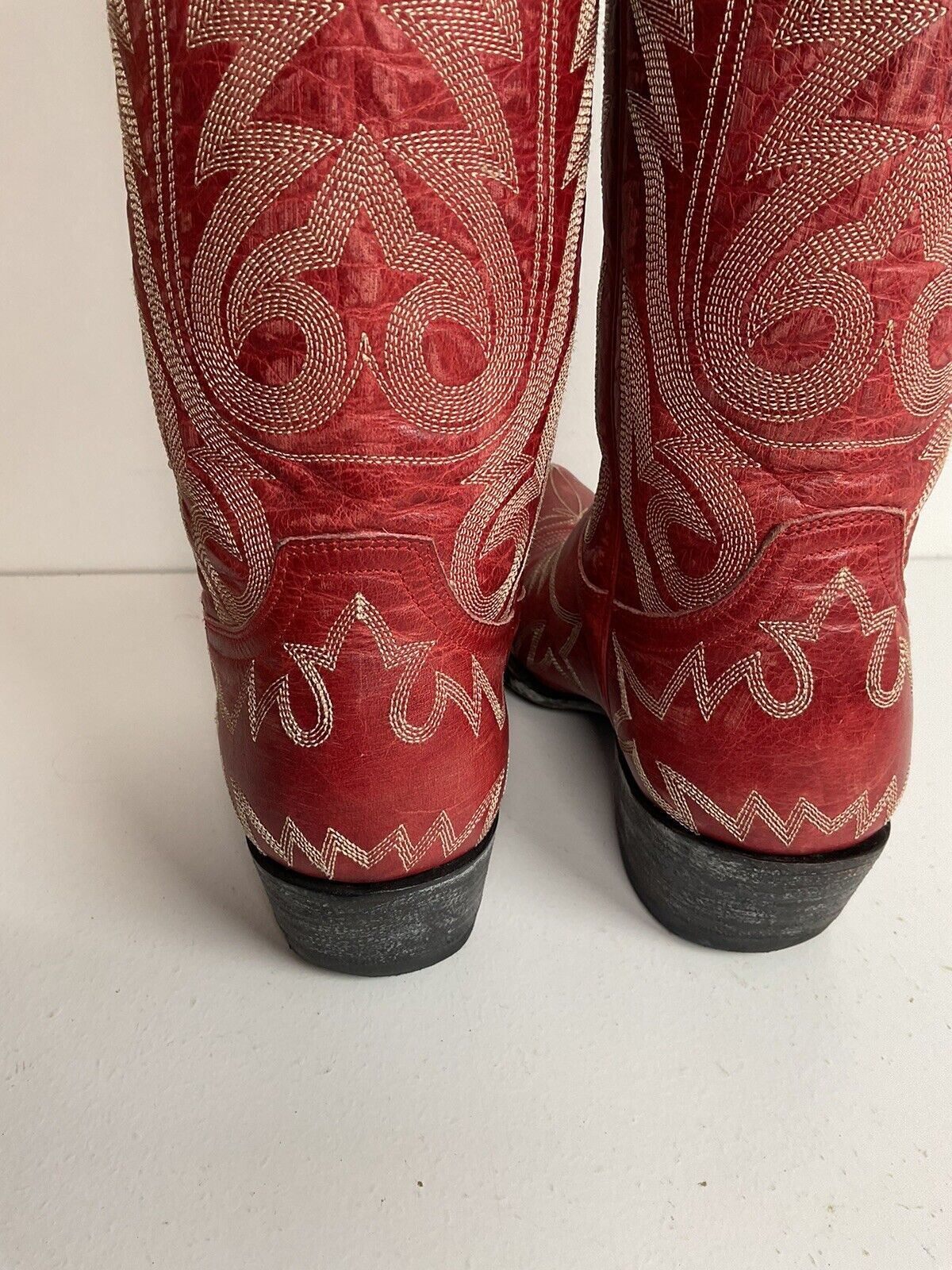 Old Gringo Nevada Red Cowgirl Boots 6.5 B Stitched