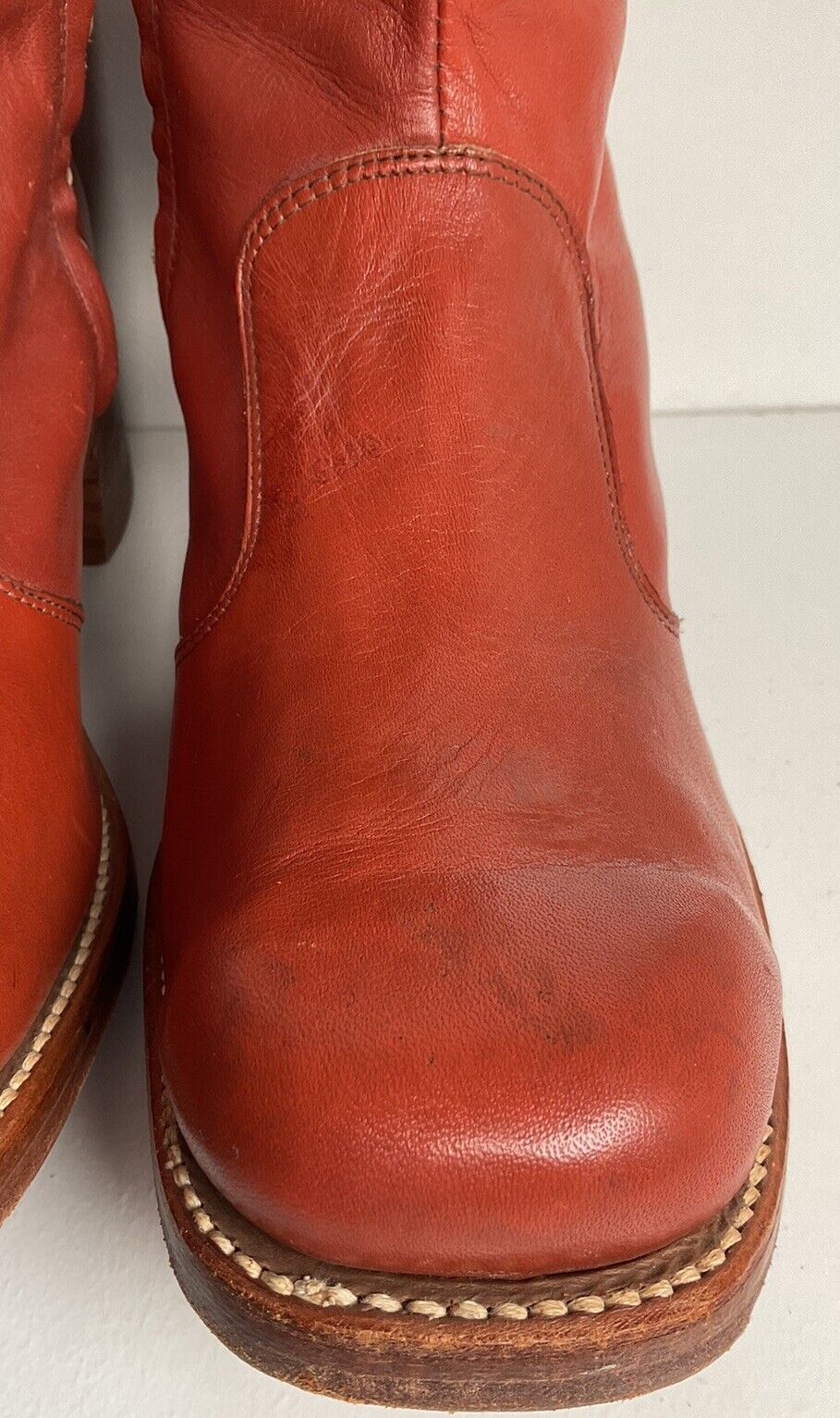 Vintage Frye Chunky Ankle Boots 11 D USA Made Campus