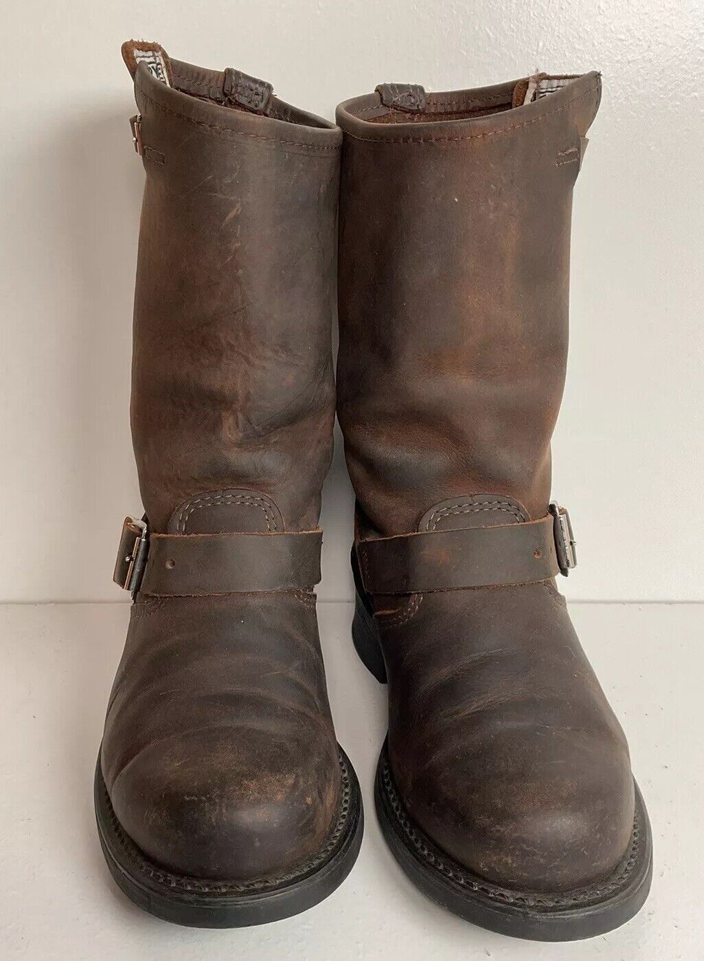 Frye Women’s 12 R Harness Engineer Boots 77400 6 M USA Made Shorty