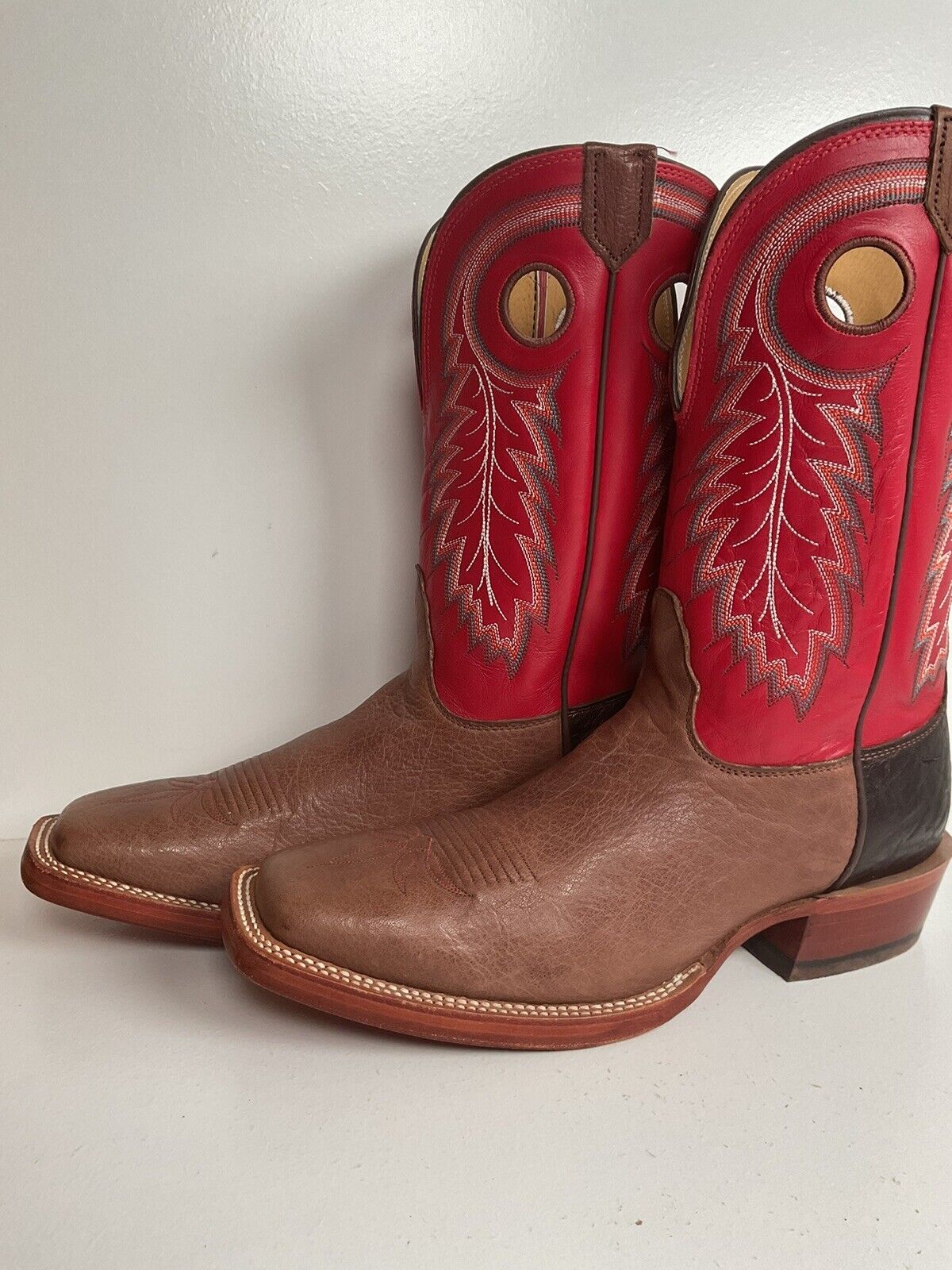 Nocona Shorty Buckaroo Boots 11.5 D Punchy USA Made