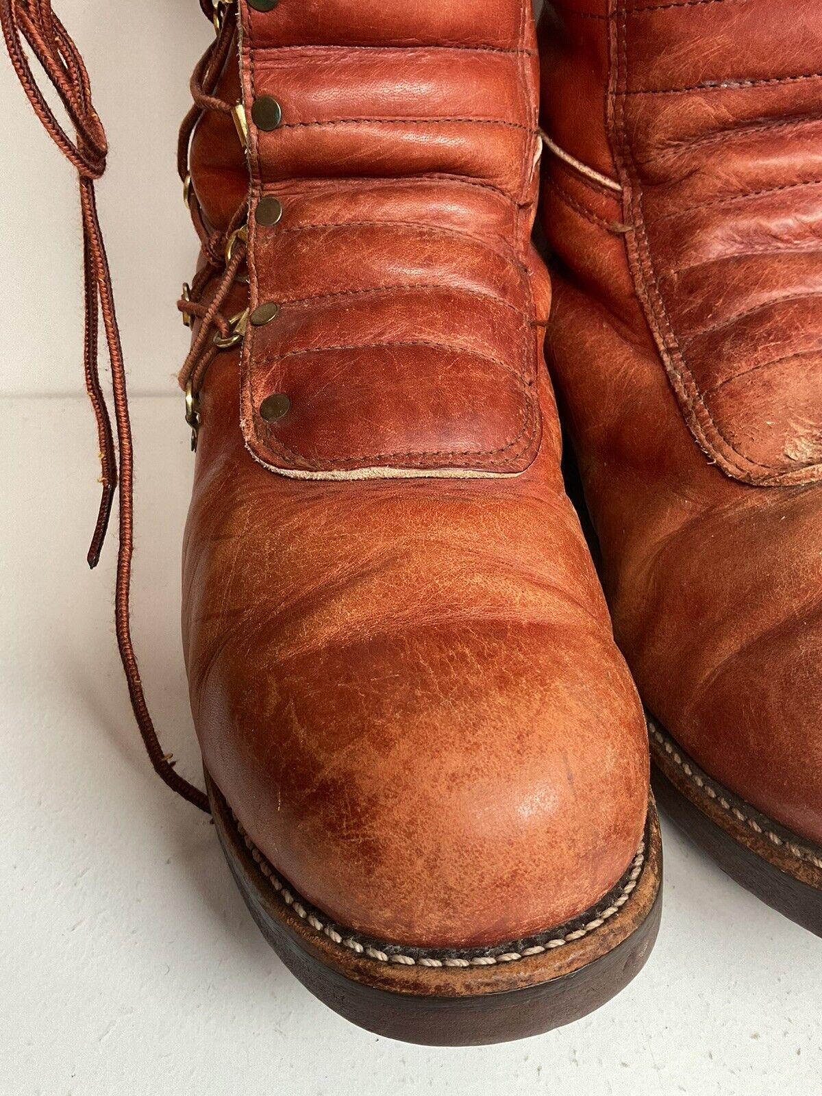 Vintage Chippewa Sherpa Lined Winter Boots 11 EE Brown Leather Kush N Kollar