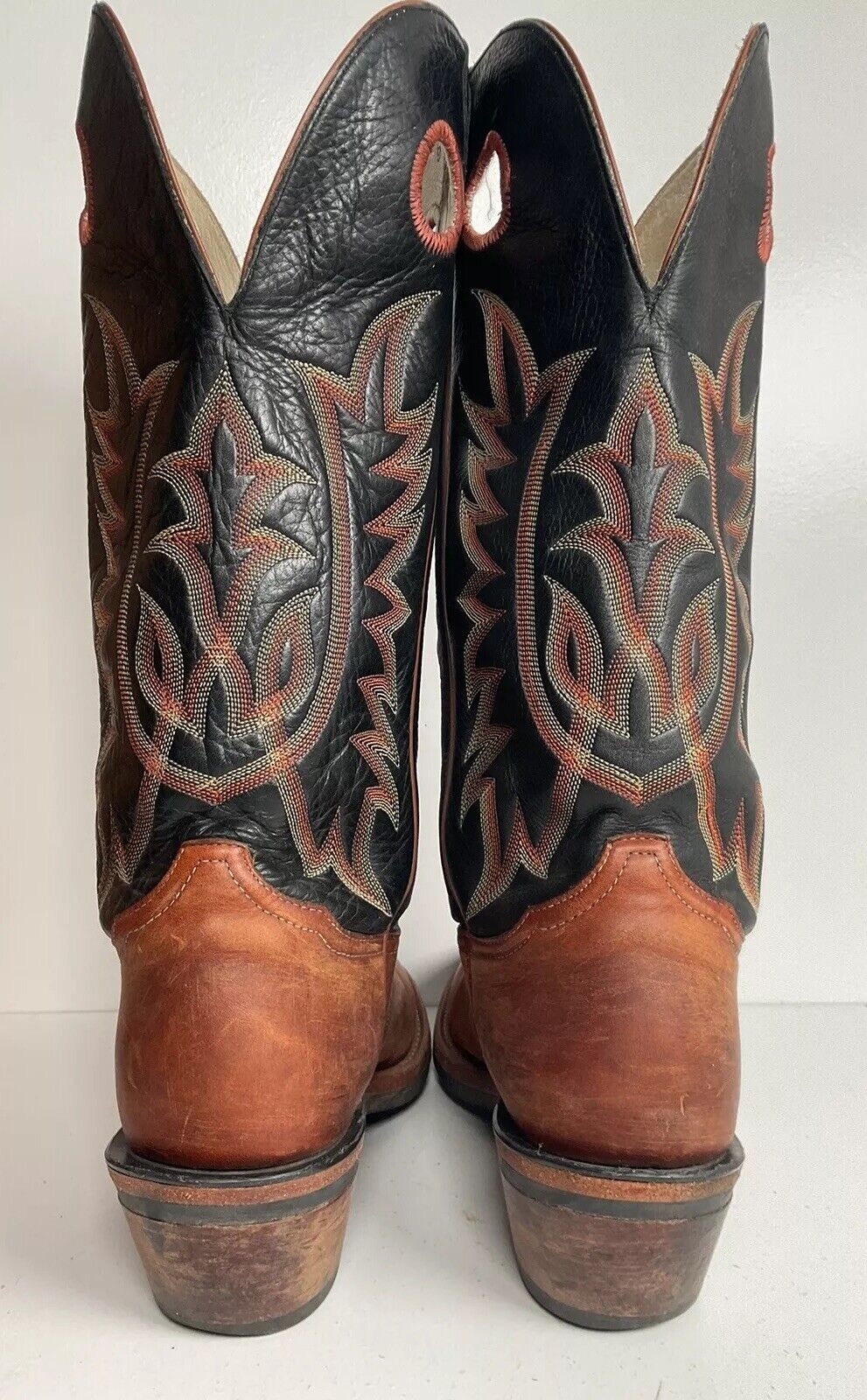 Tony Lama 17” Buckaroo Cowboy Boots 11.5 D USA Made