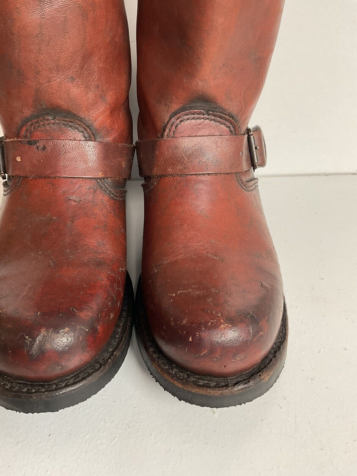 Frye Women’s Engineer Harness Boots 6 M 150th Anniversary Distressed Style