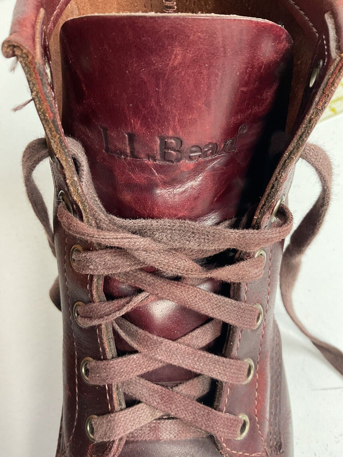 Vintage LL Bean Service Boot 7.5 EE USA Made Oxblood