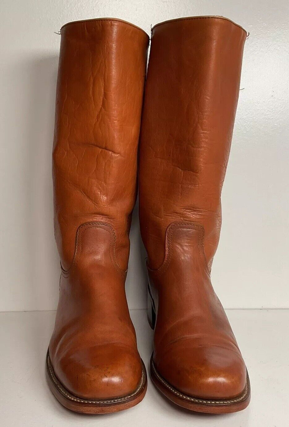 Frye Campus Boots 10 D USA Made Chunky Vintage New Half Soles