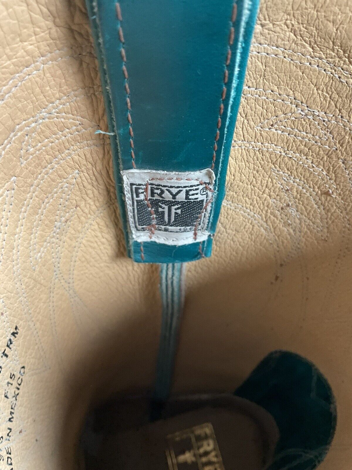 Frye Women’s Billy Teal Harness Western Boots 8.5 B