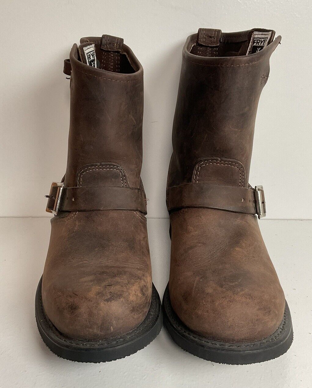 Frye Women’s 8R Engineer Harness Boots 8.5 M Style 77500 USA Made Shorty