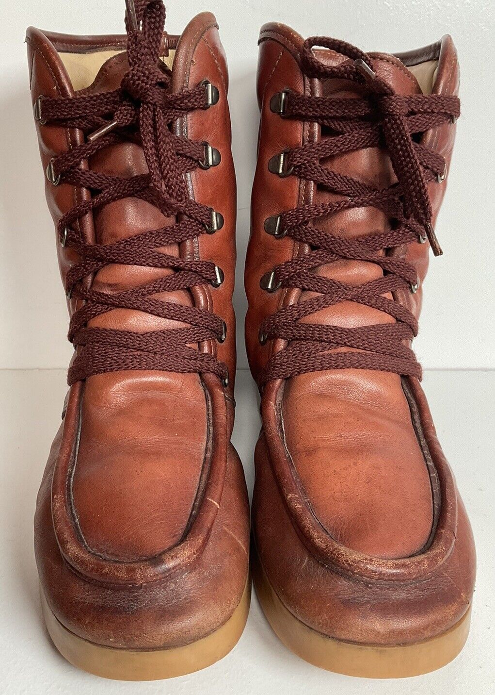 Vintage Idlers for Florsheim Moccasin Boots 8 D USA Winter Insulated