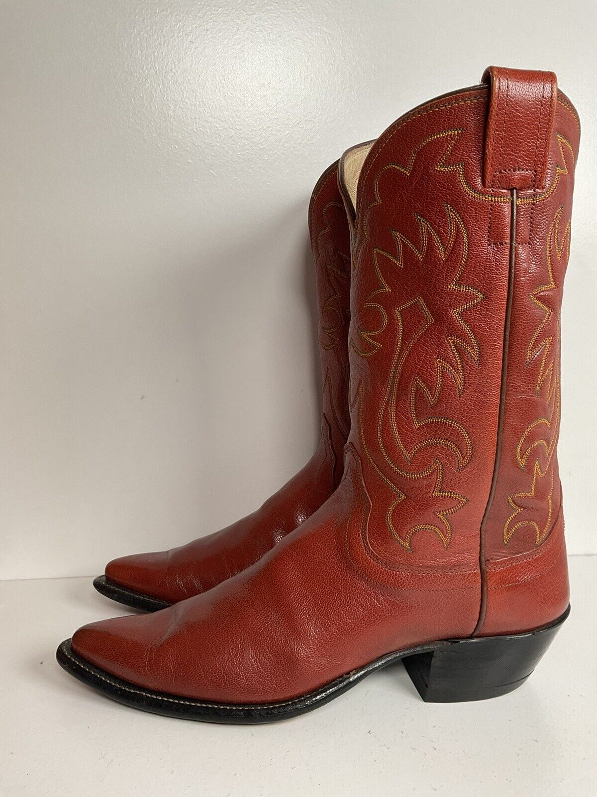 Olathe Exotic Full Kangaroo Cowboy Boots 11 B USA Made