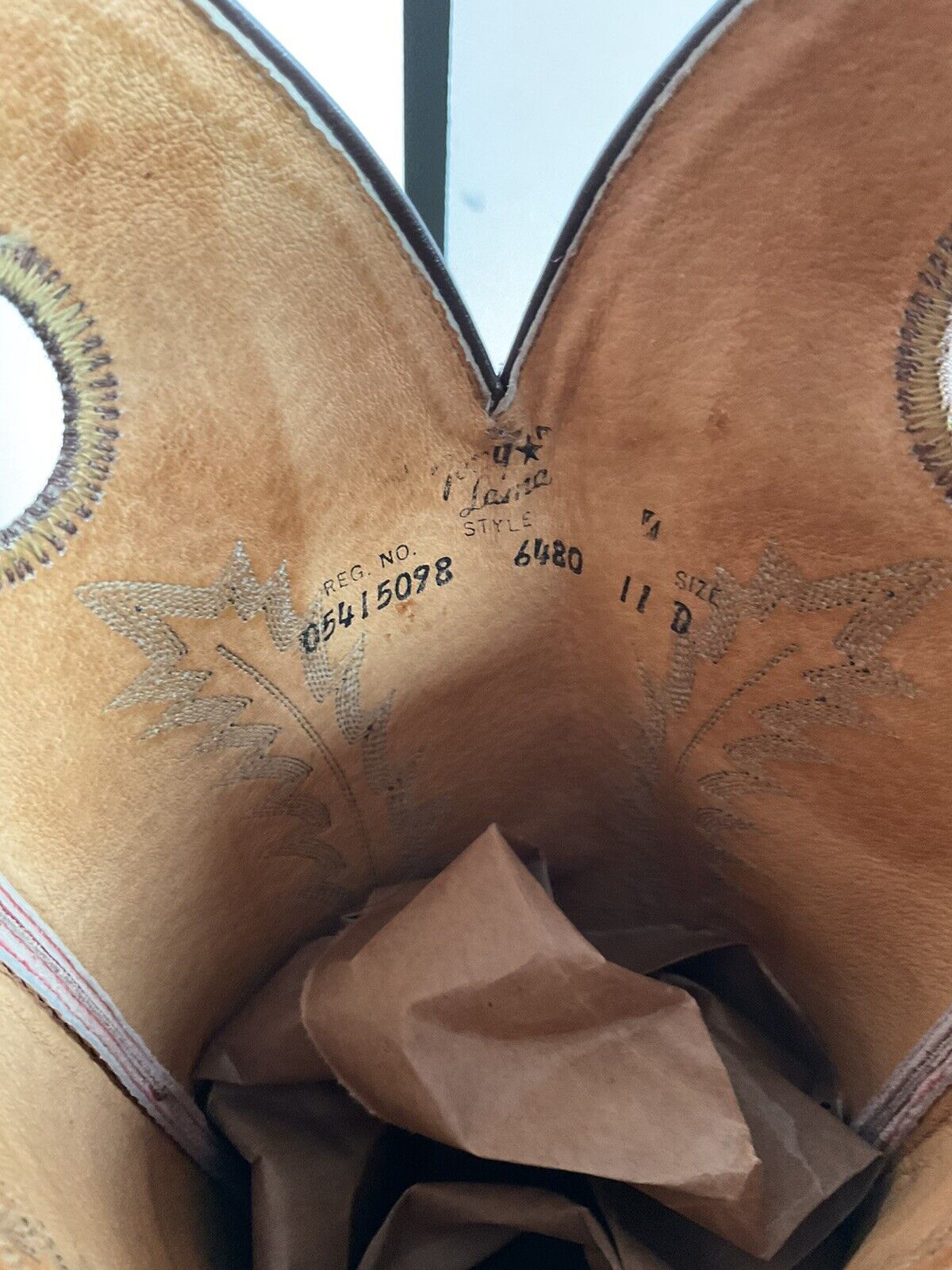 Vintage Tony Lama 18” Buckaroo Cowboy Boots 11 D Punchy USA