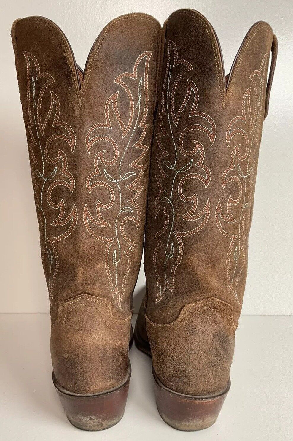 Lucchese 1883 Women’s Rough Out Suede Cowgirl Boots 7.5 B