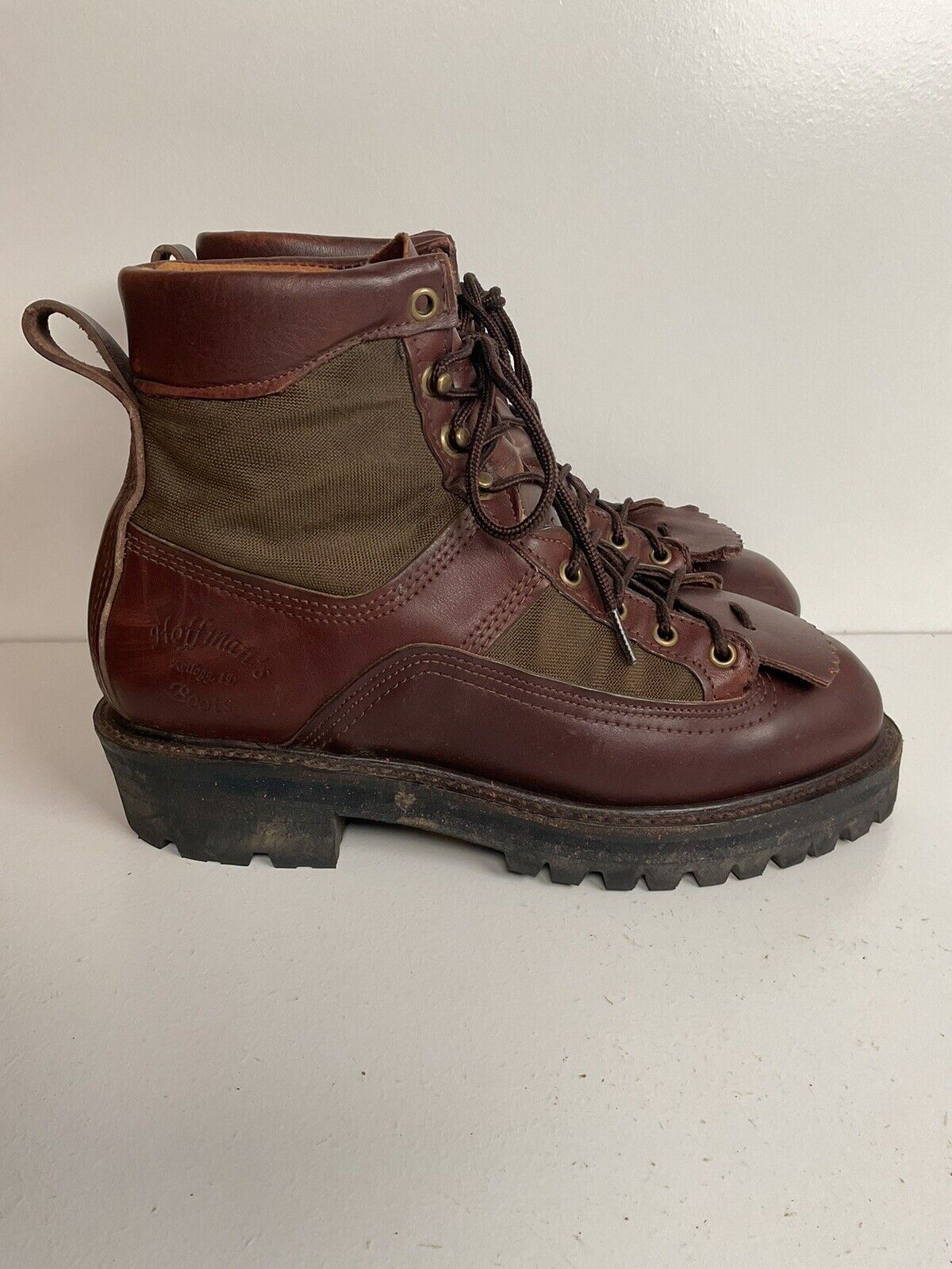 Hoffman Composite Toe Lineman Hiker Boots 8 EE Style 19600 USA Made