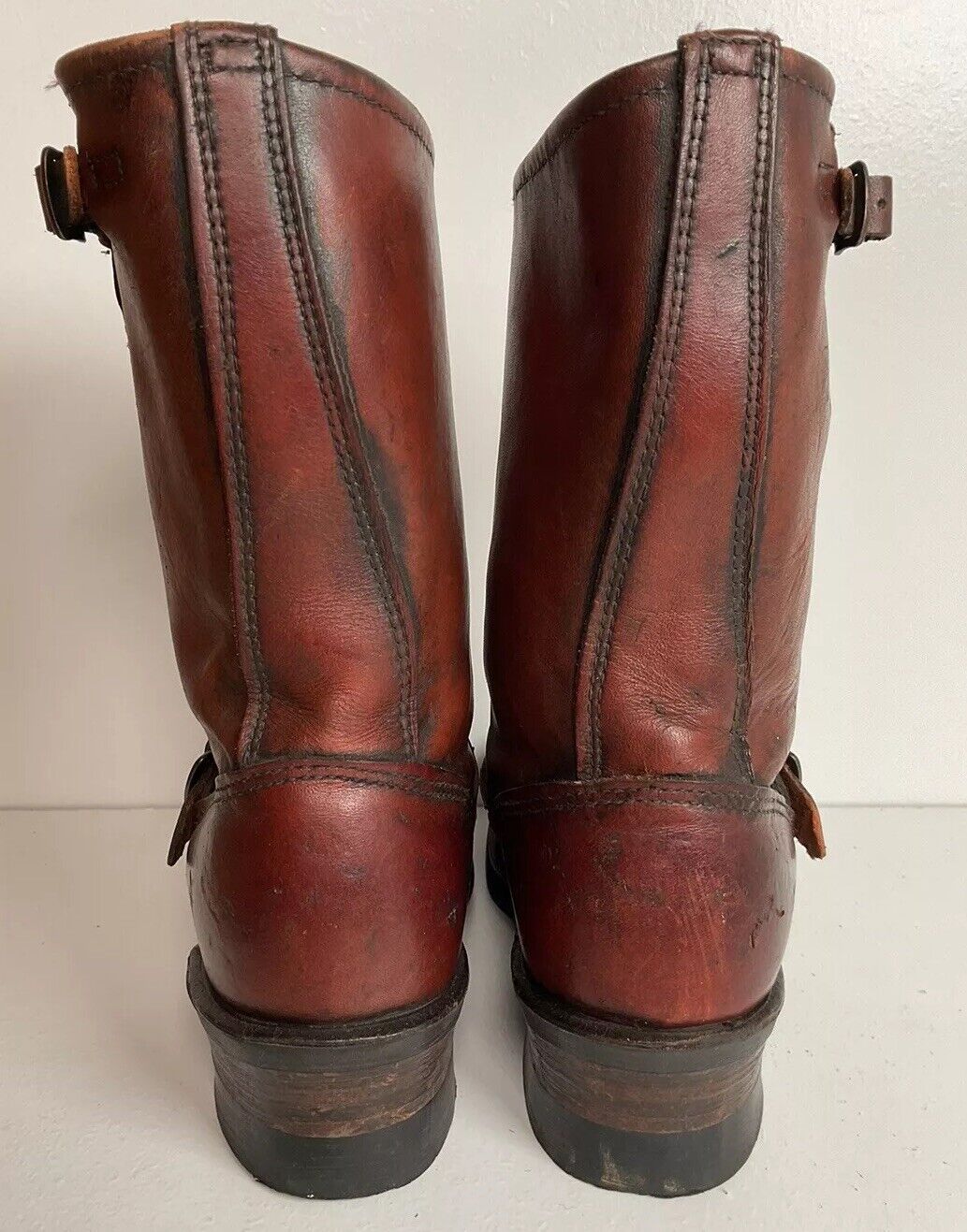 Frye Women’s Engineer Harness Boots 6 M 150th Anniversary Distressed Style