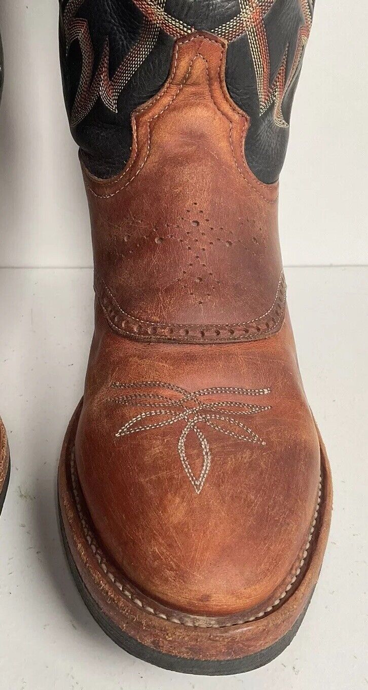 Tony Lama 17” Buckaroo Cowboy Boots 11.5 D USA Made