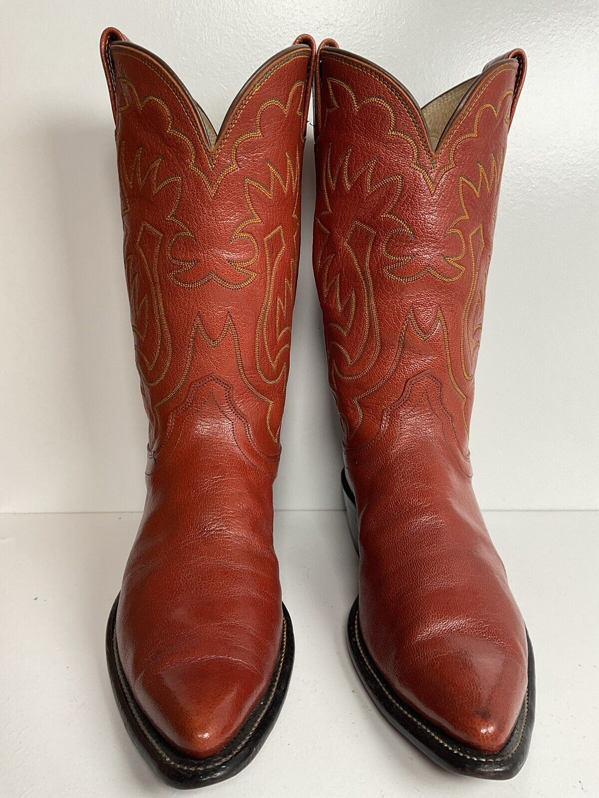 Olathe Exotic Full Kangaroo Cowboy Boots 11 B USA Made