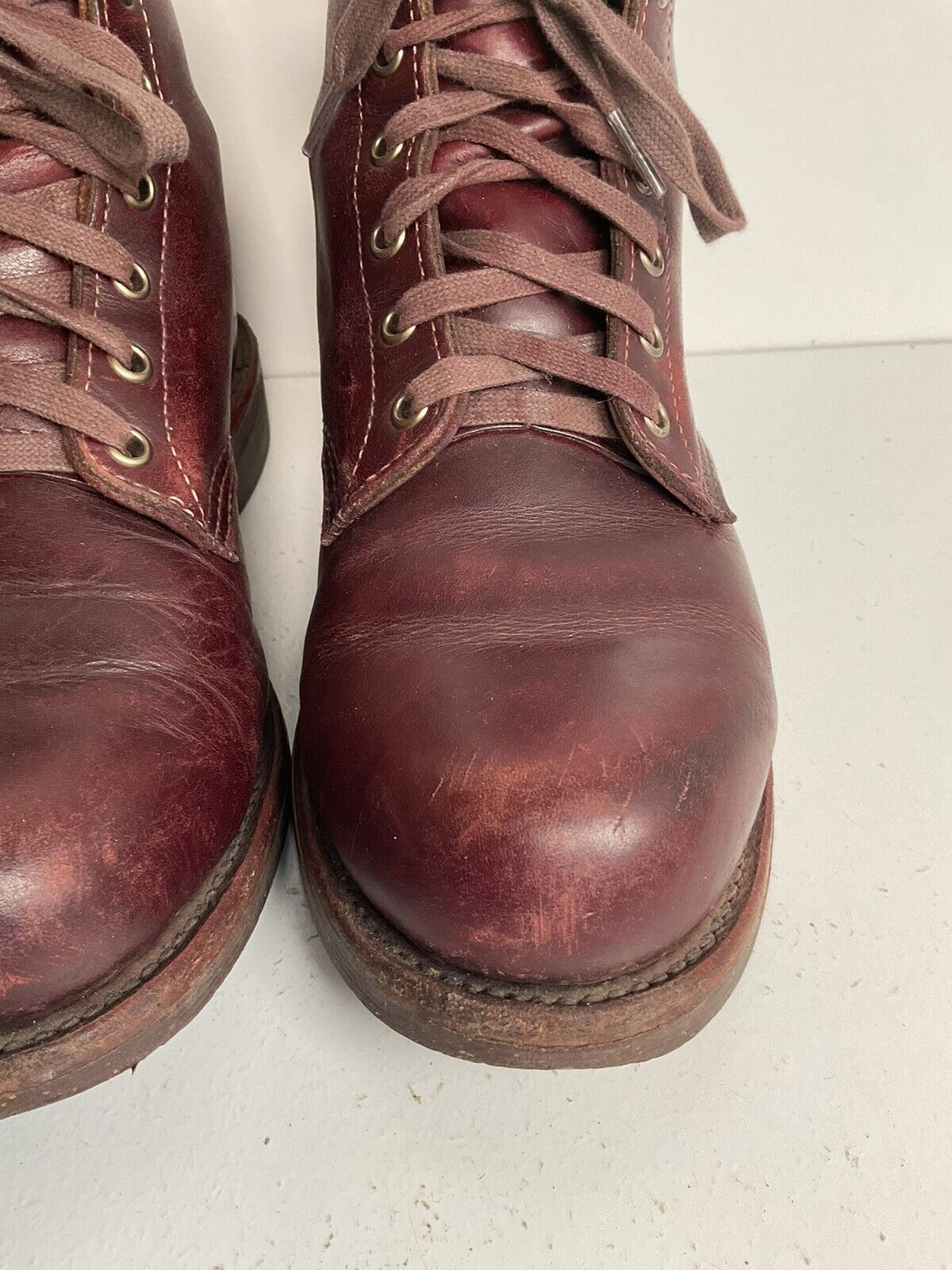 Vintage LL Bean Service Boot 7.5 EE USA Made Oxblood