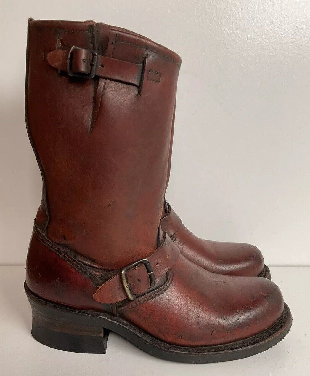 Frye Women’s Engineer Harness Boots 6 M 150th Anniversary Distressed Style