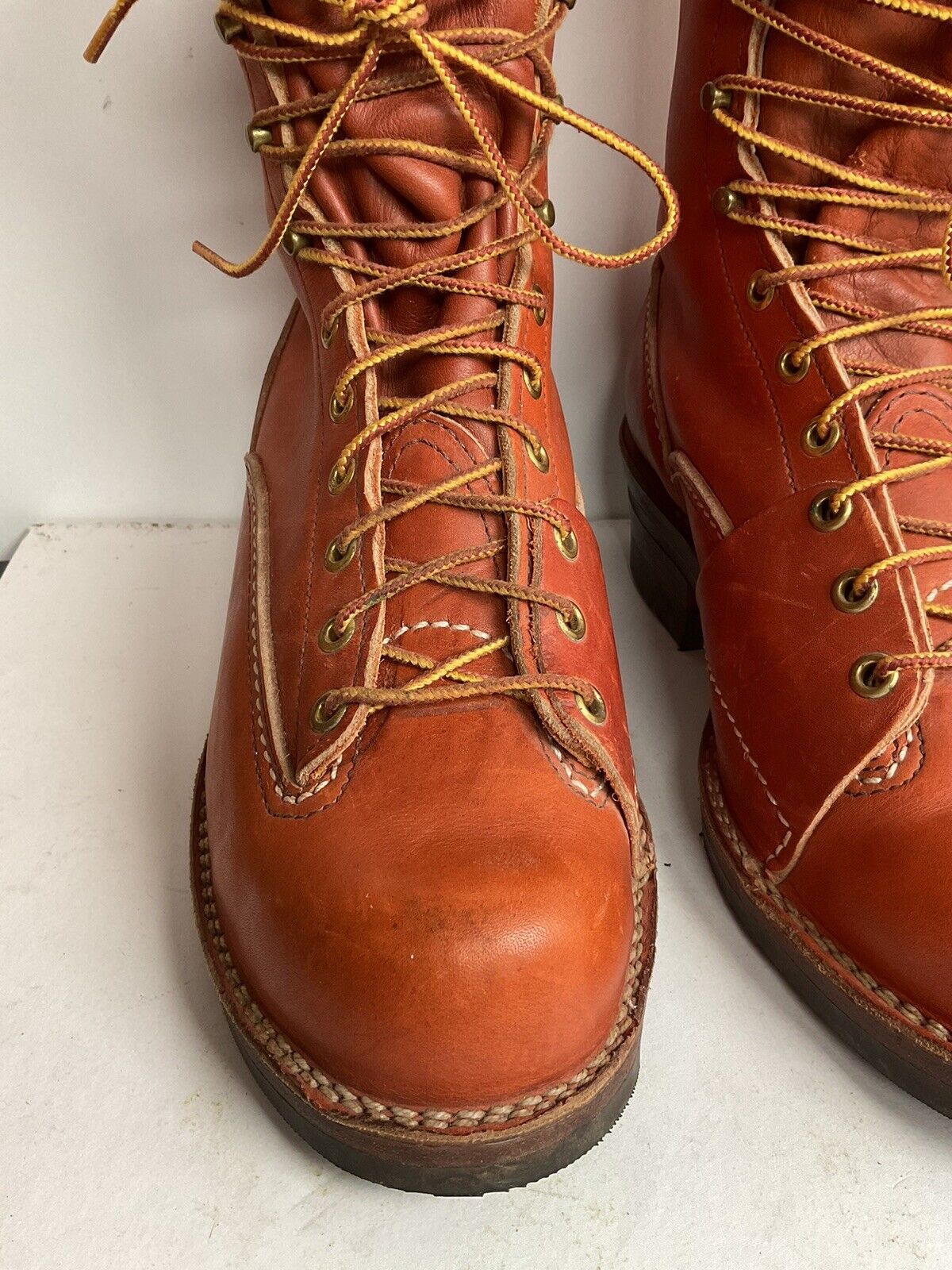 Wesco for Hall’s Safety Linesman Boots 8.5 D Job Master Old Logo West Coast