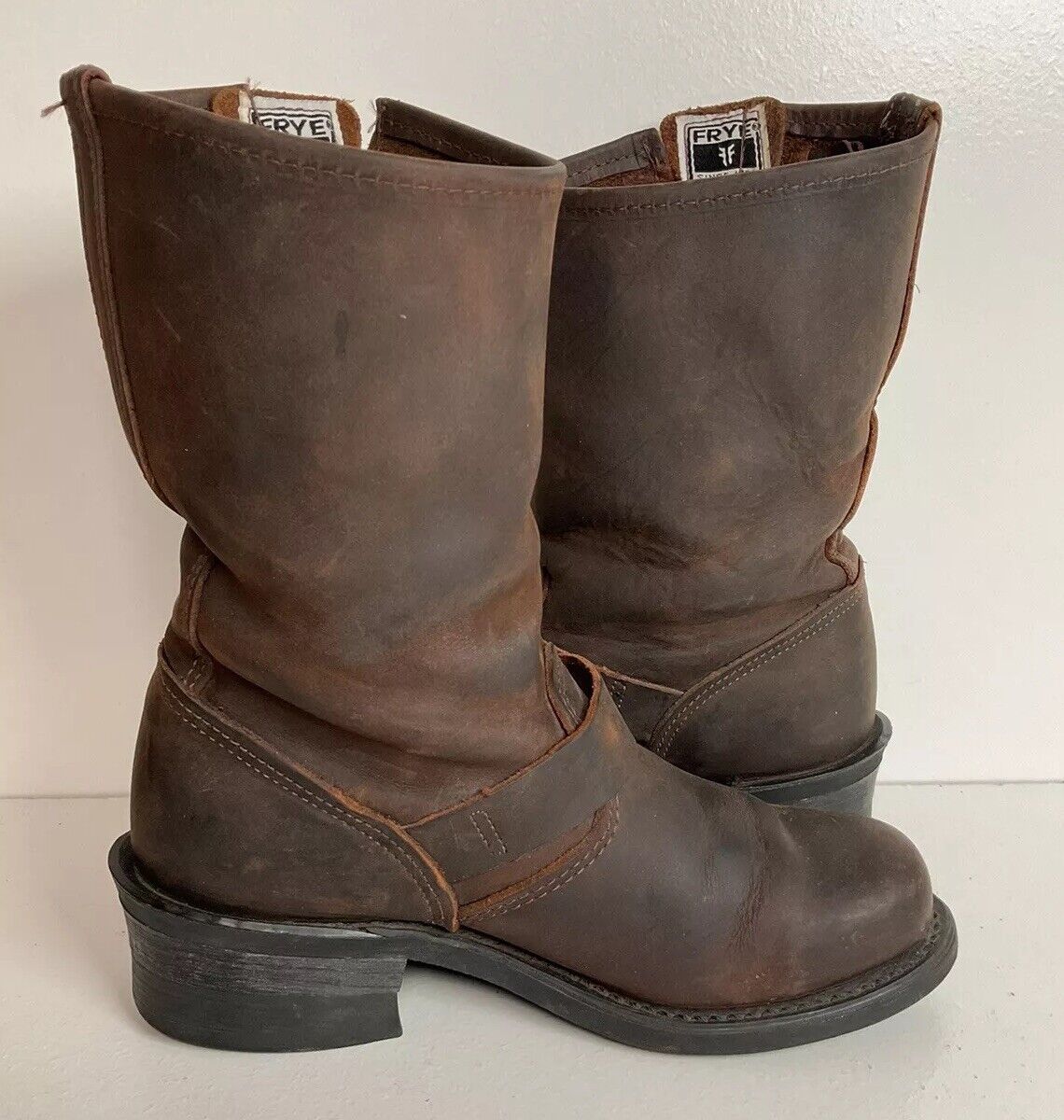 Frye Women’s 12 R Harness Engineer Boots 77400 6 M USA Made Shorty