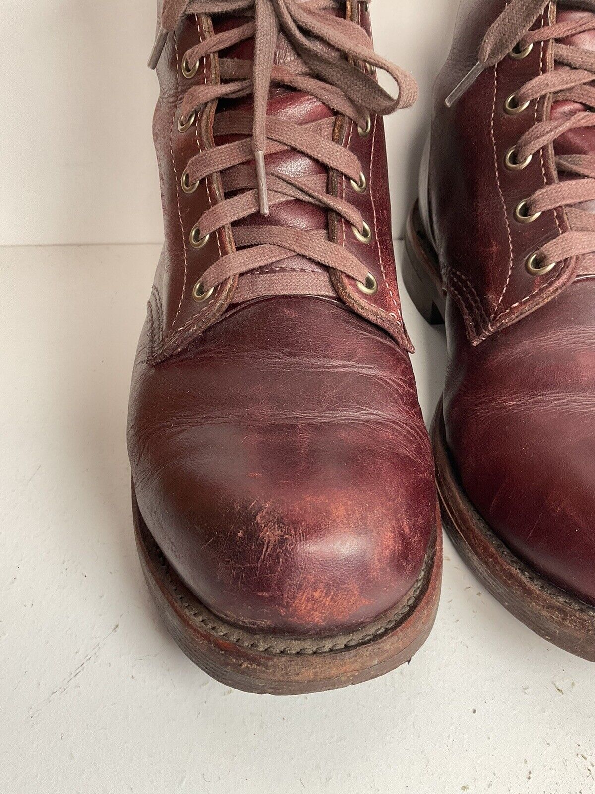 Vintage LL Bean Service Boot 7.5 EE USA Made Oxblood