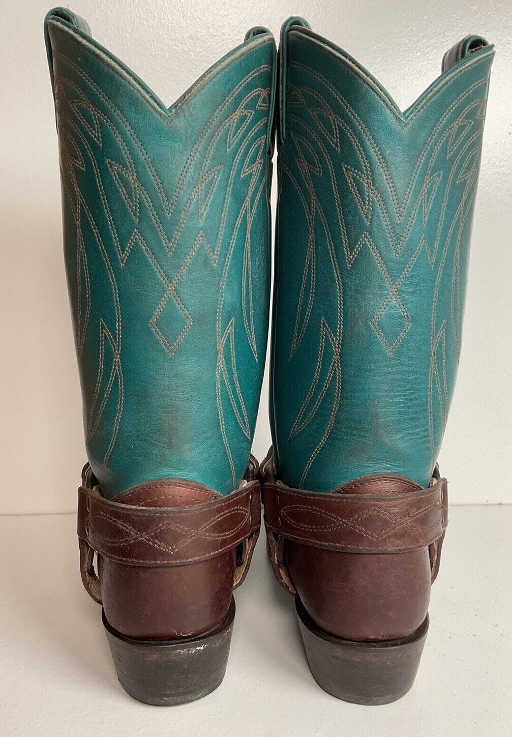 Frye Women’s Billy Teal Harness Western Boots 8.5 B