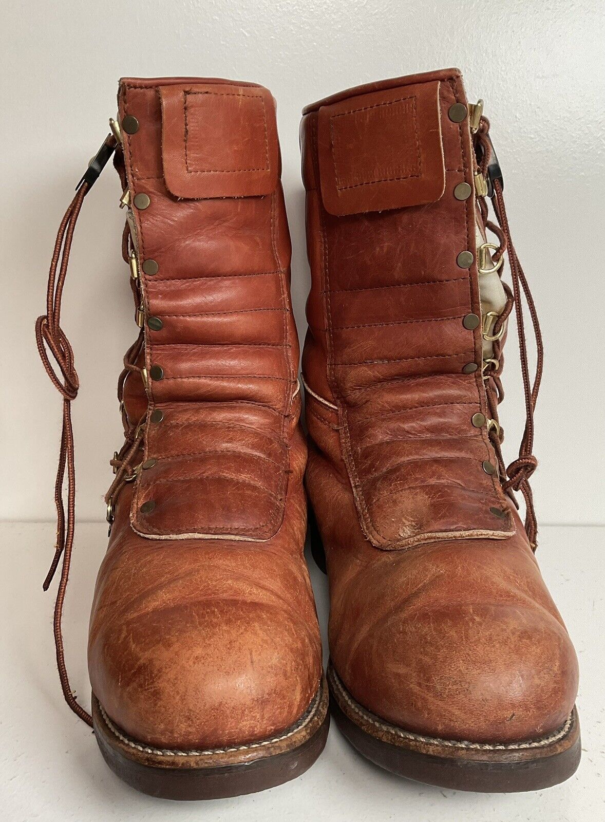 Vintage Chippewa Sherpa Lined Winter Boots 11 EE Brown Leather Kush N Kollar