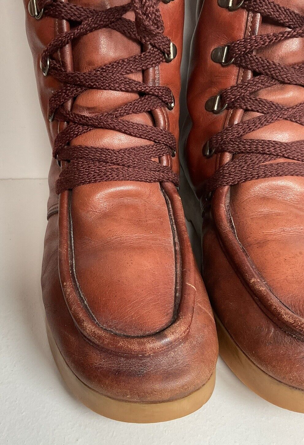 Vintage Idlers for Florsheim Moccasin Boots 8 D USA Winter Insulated