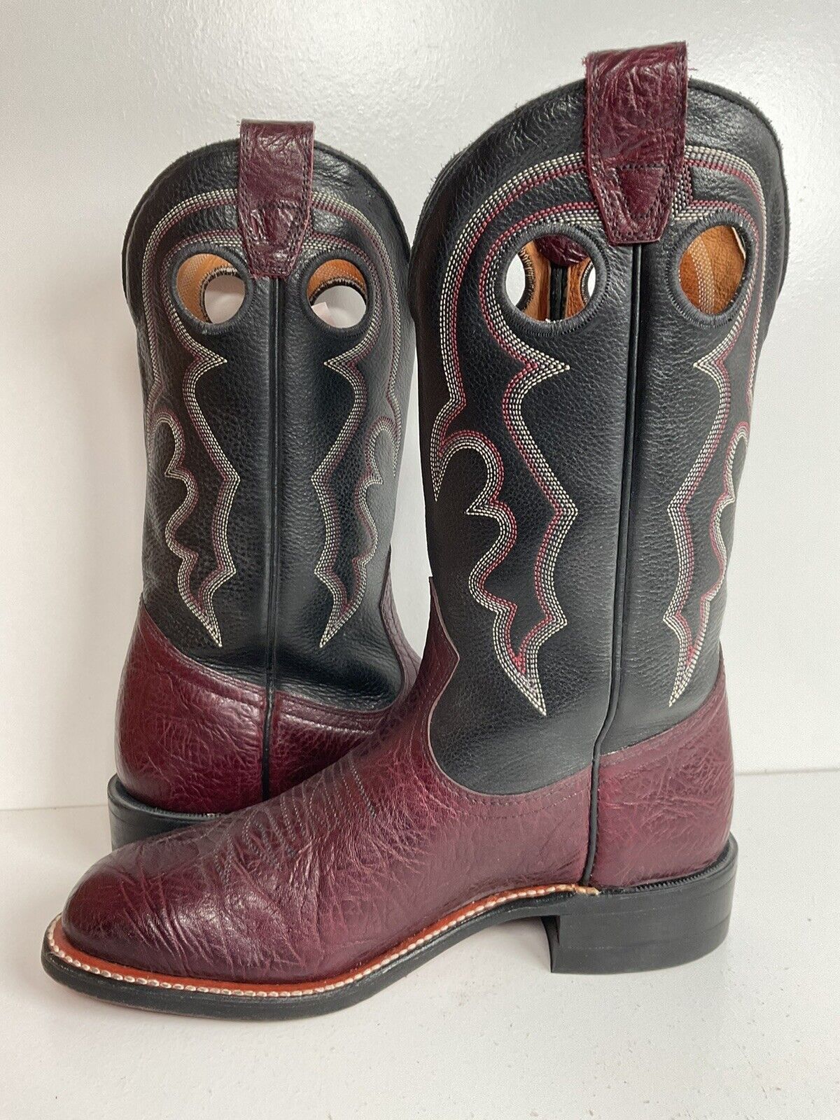 Boulet Buckaroo Cowgirl Boots 7.5 C Punchy Rodeo Collection