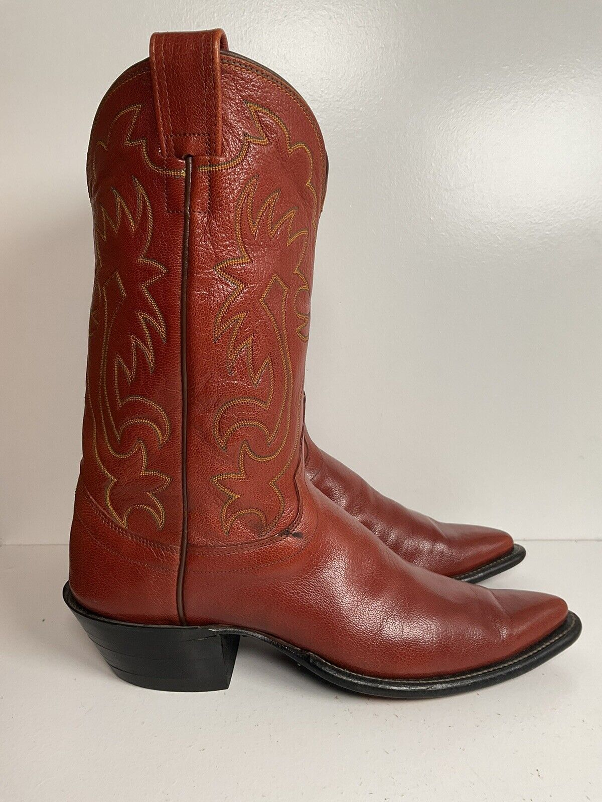 Olathe Exotic Full Kangaroo Cowboy Boots 11 B USA Made